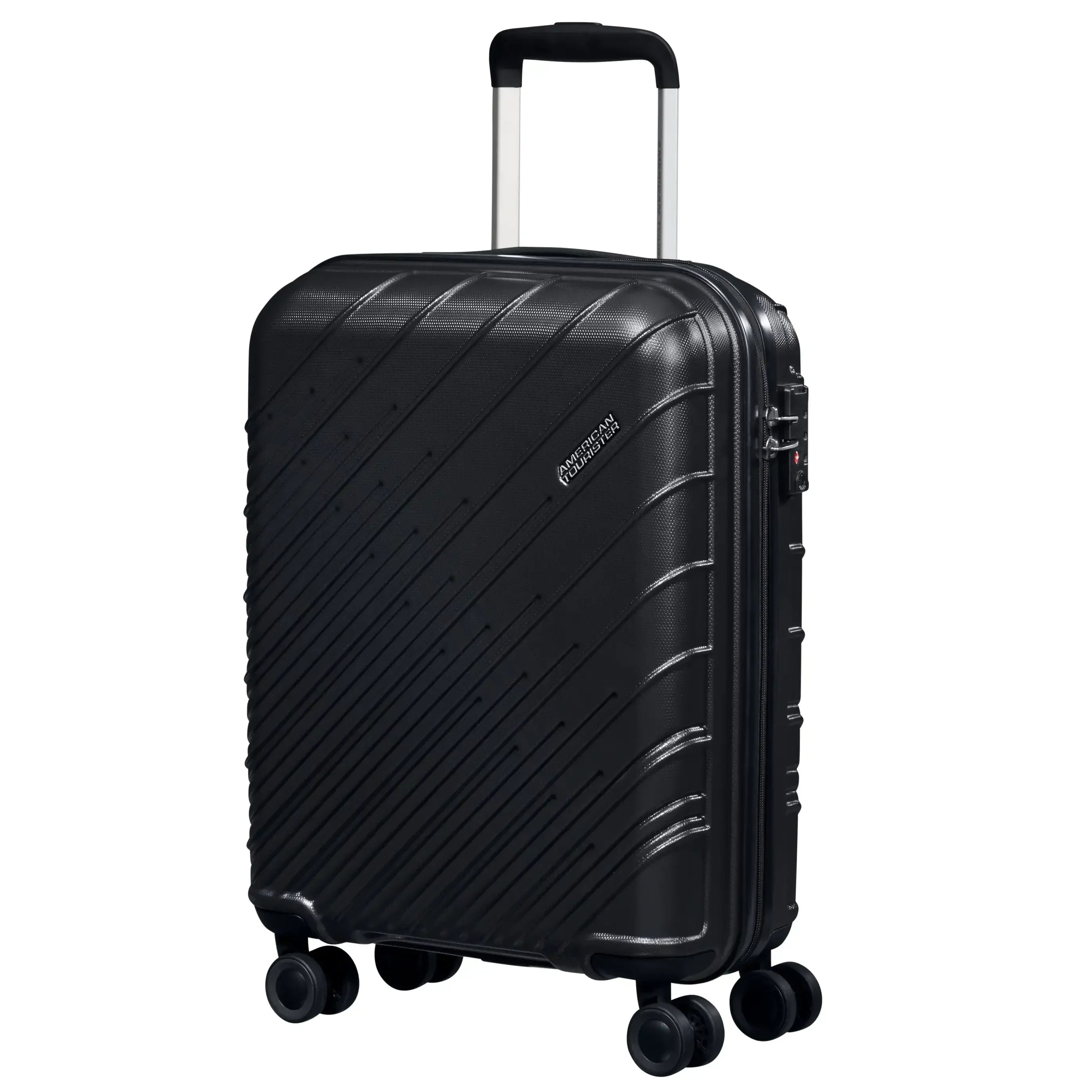 American Tourister Speedstar Spinner 4 wheel cabin trolley 55 cm bla