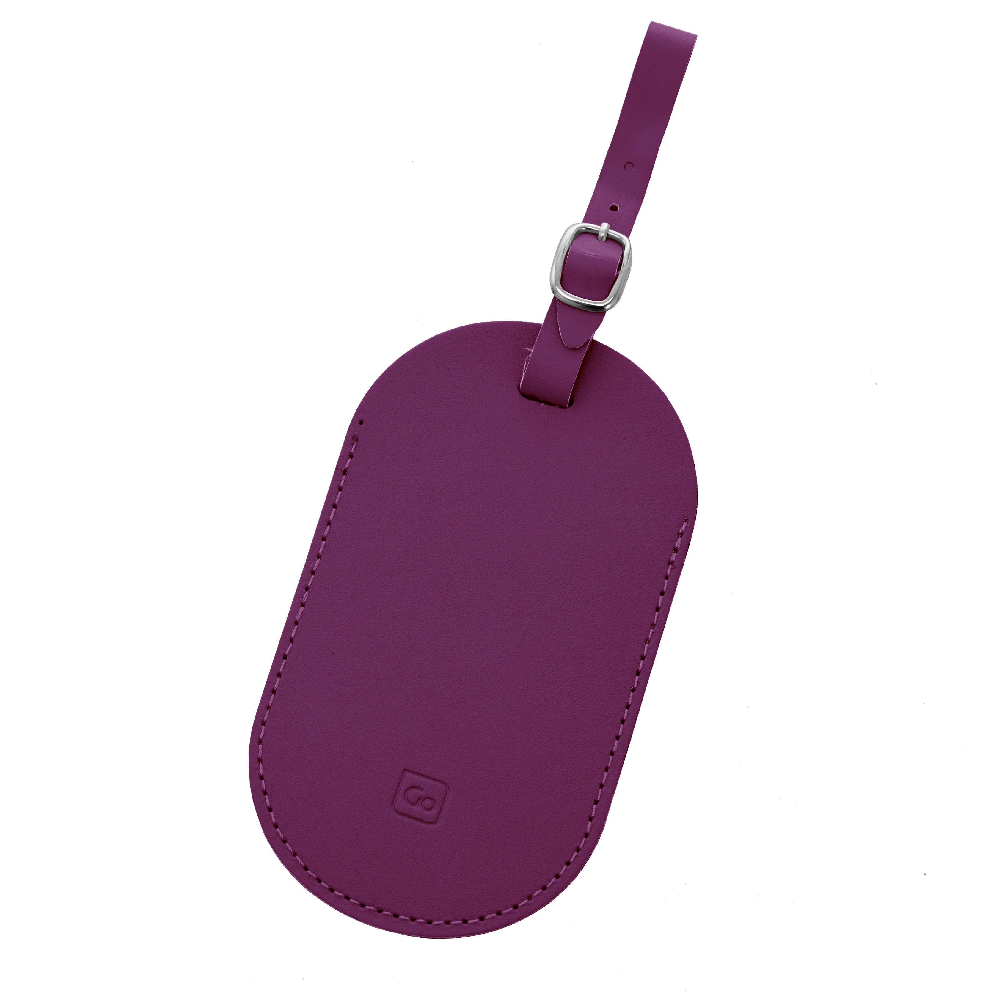 Étiquette de bagage pour accessoires de voyage Design Go - violet