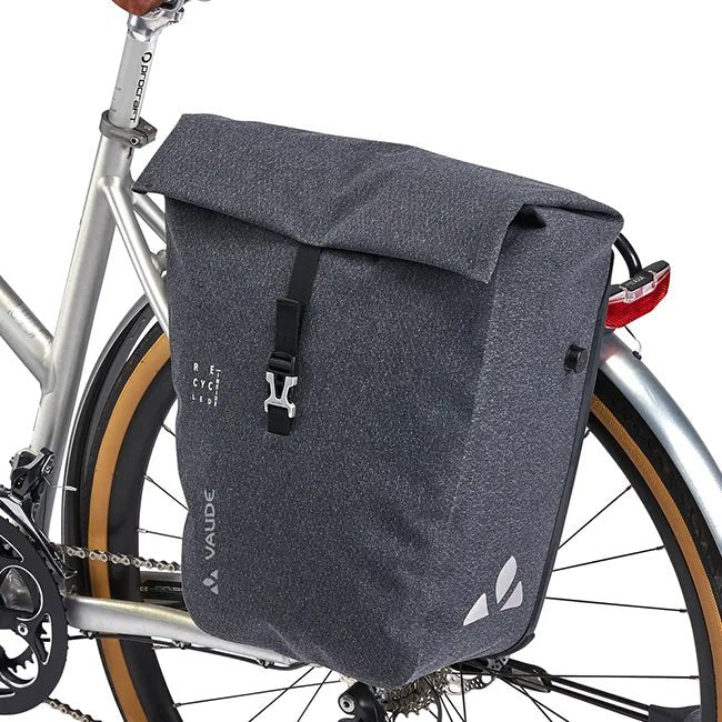 Vaude Made in Germany Recycle Pro Sacoche De Vélo Simple 40 cm - Terre D'Ombre