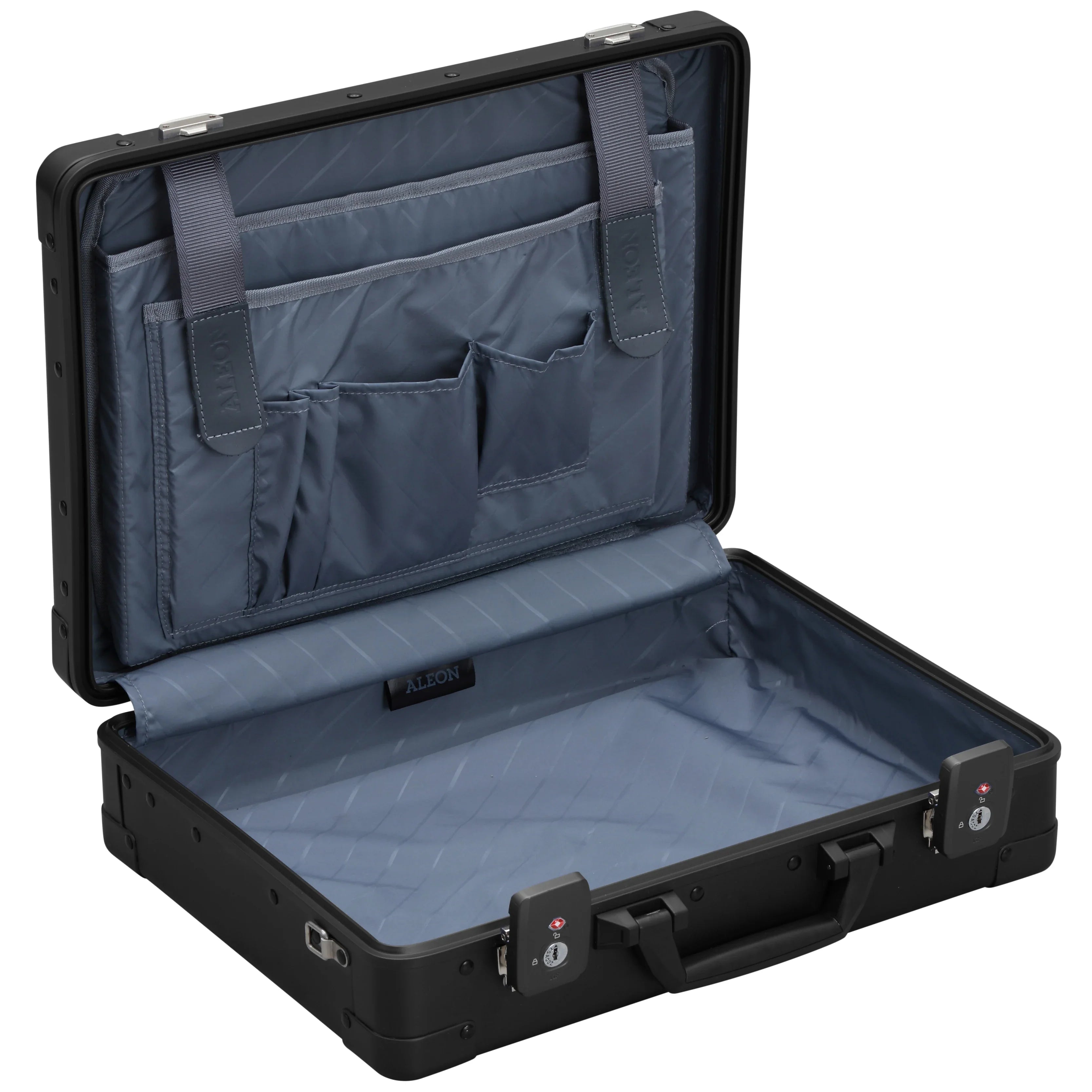 Aleon Businesskoffer 17 Zoll mit Laptopfach 42 cm - Sapphire