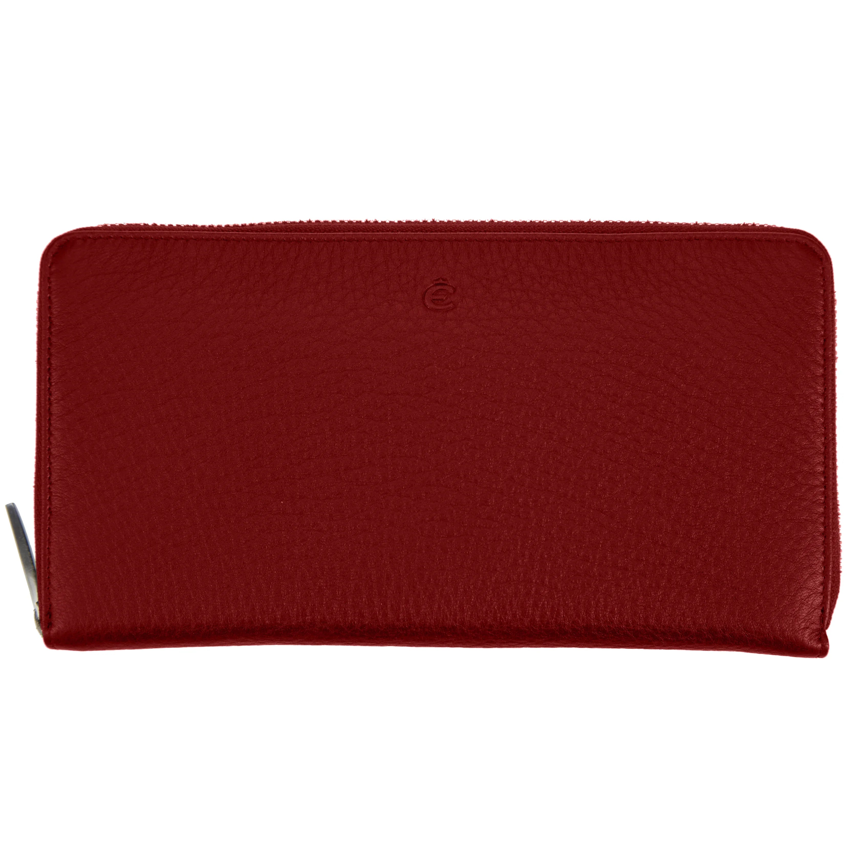 Esquire Deer ladies' long wallet 12 cm - red
