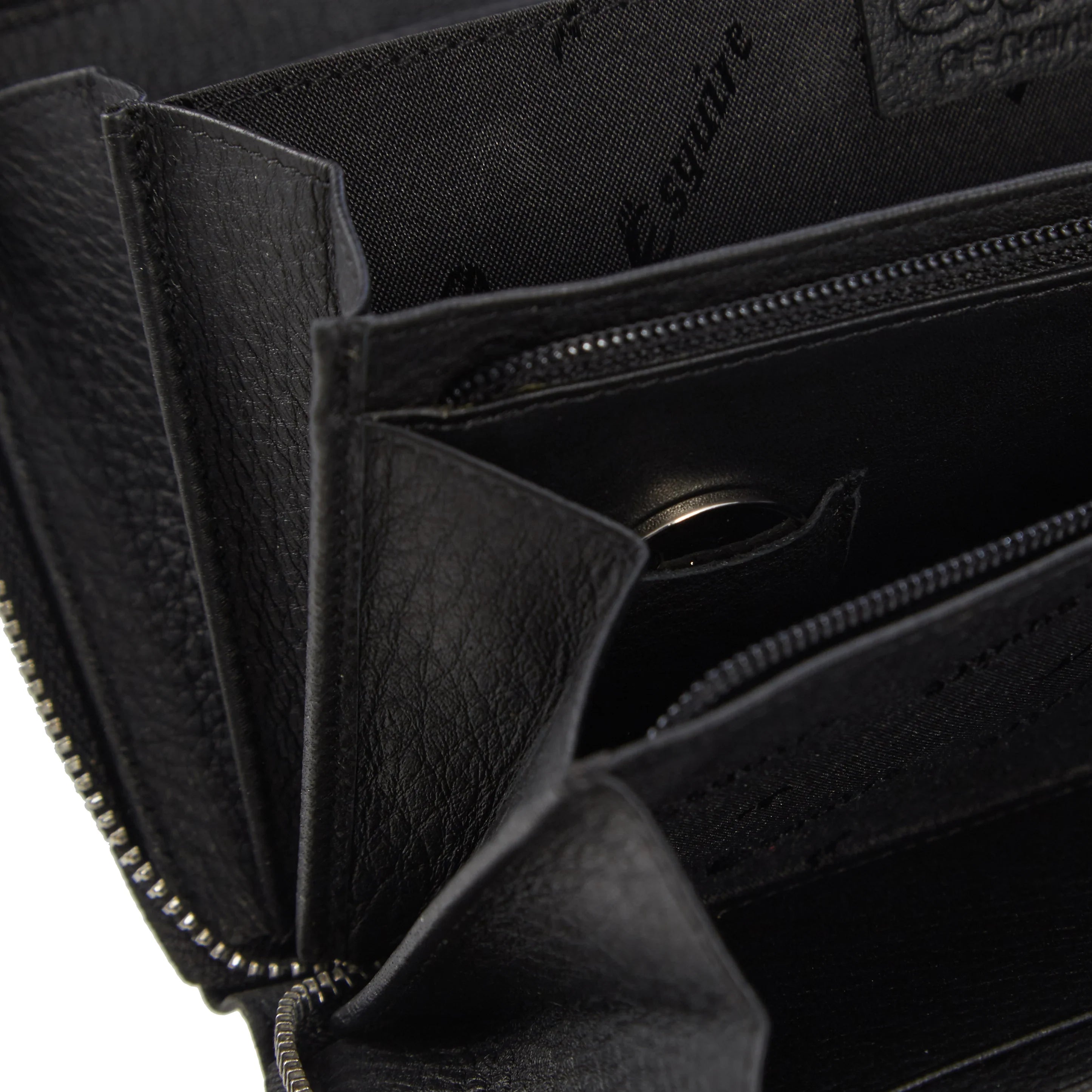 Esquire Deer ladies' long wallet 12 cm - black