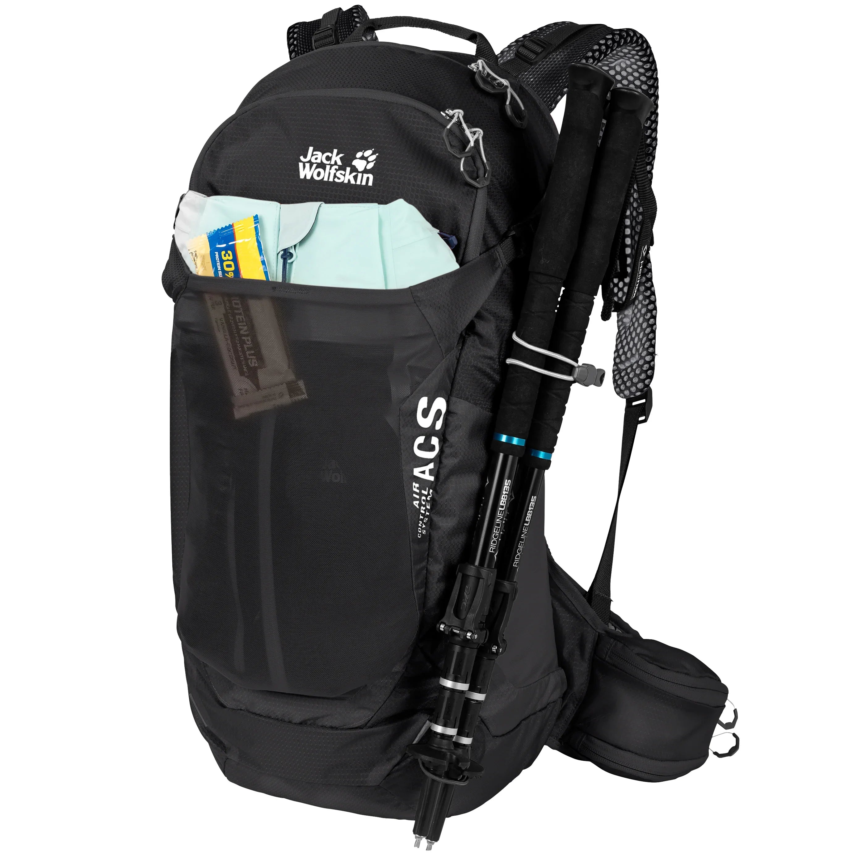 Jack Wolfskin Daypacks & Bags Crosstrail 24 LT Wanderrucksack 55 cm - Black