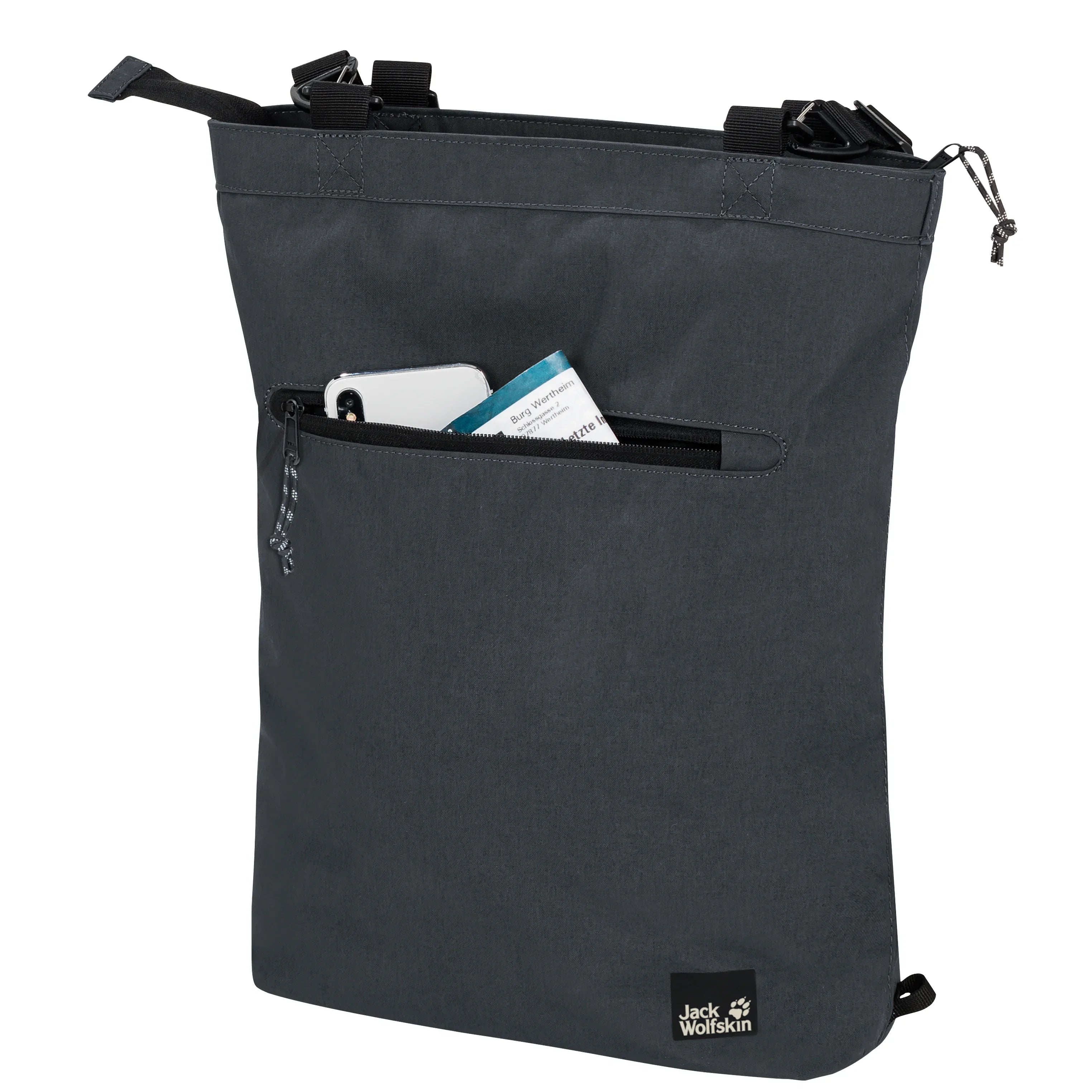 Jack Wolfskin Daypacks &amp; Bags 365 Tote Bag Shopper avec fonction sac à dos 38 cm - Bleu nuit