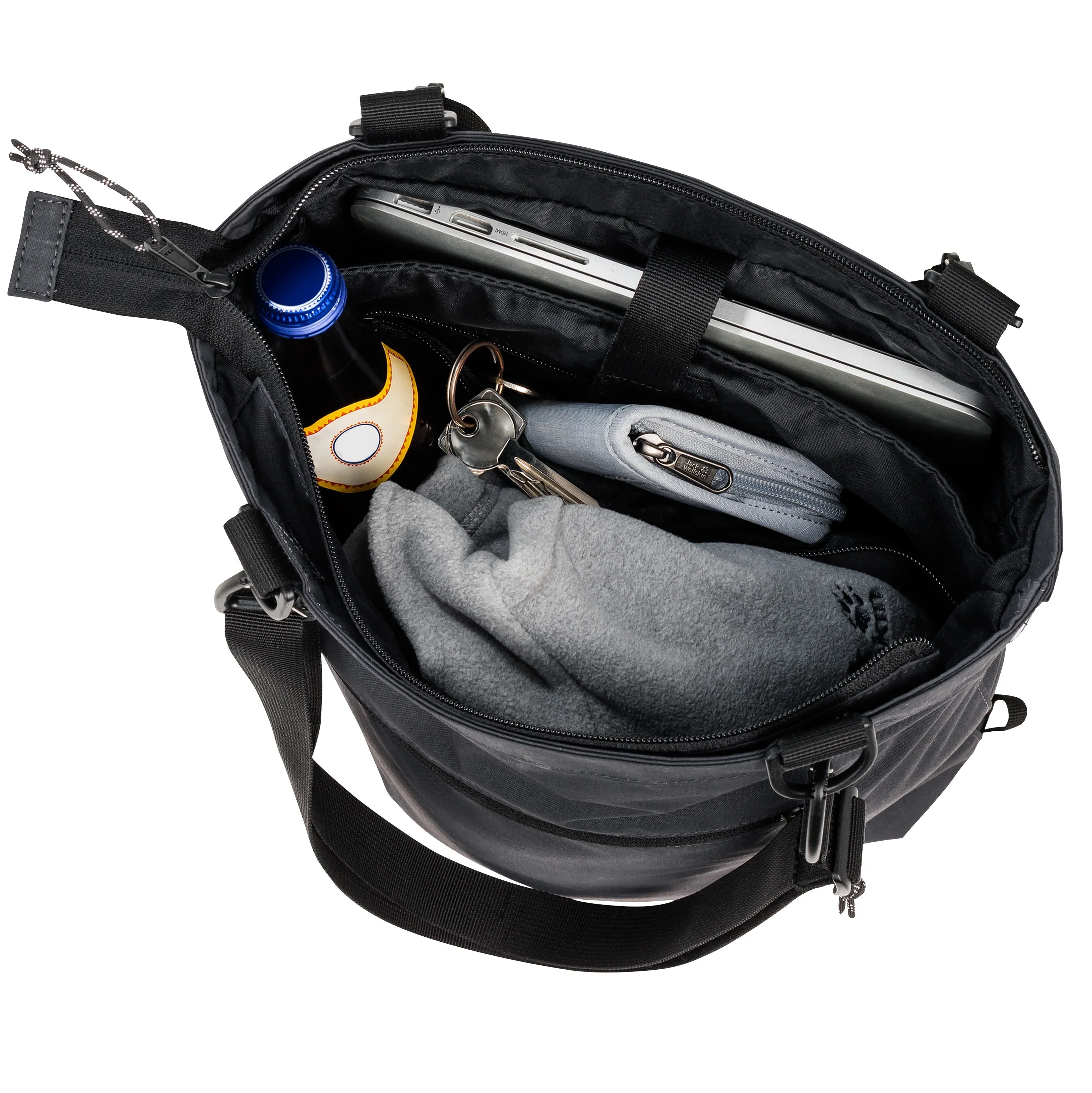 Jack Wolfskin Daypacks &amp; Bags 365 Tote Bag Shopper avec fonction sac à dos 38 cm - greenwood