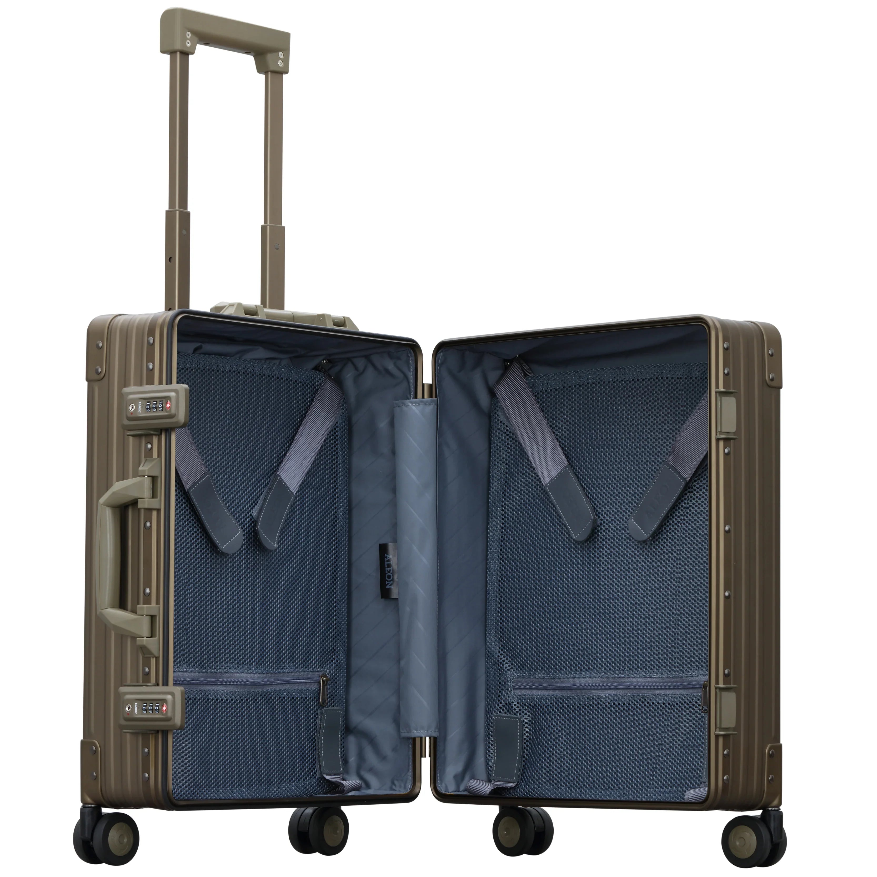 Valise cabine 4 roues Aleon Domestic Carry-On 53 cm - Platine