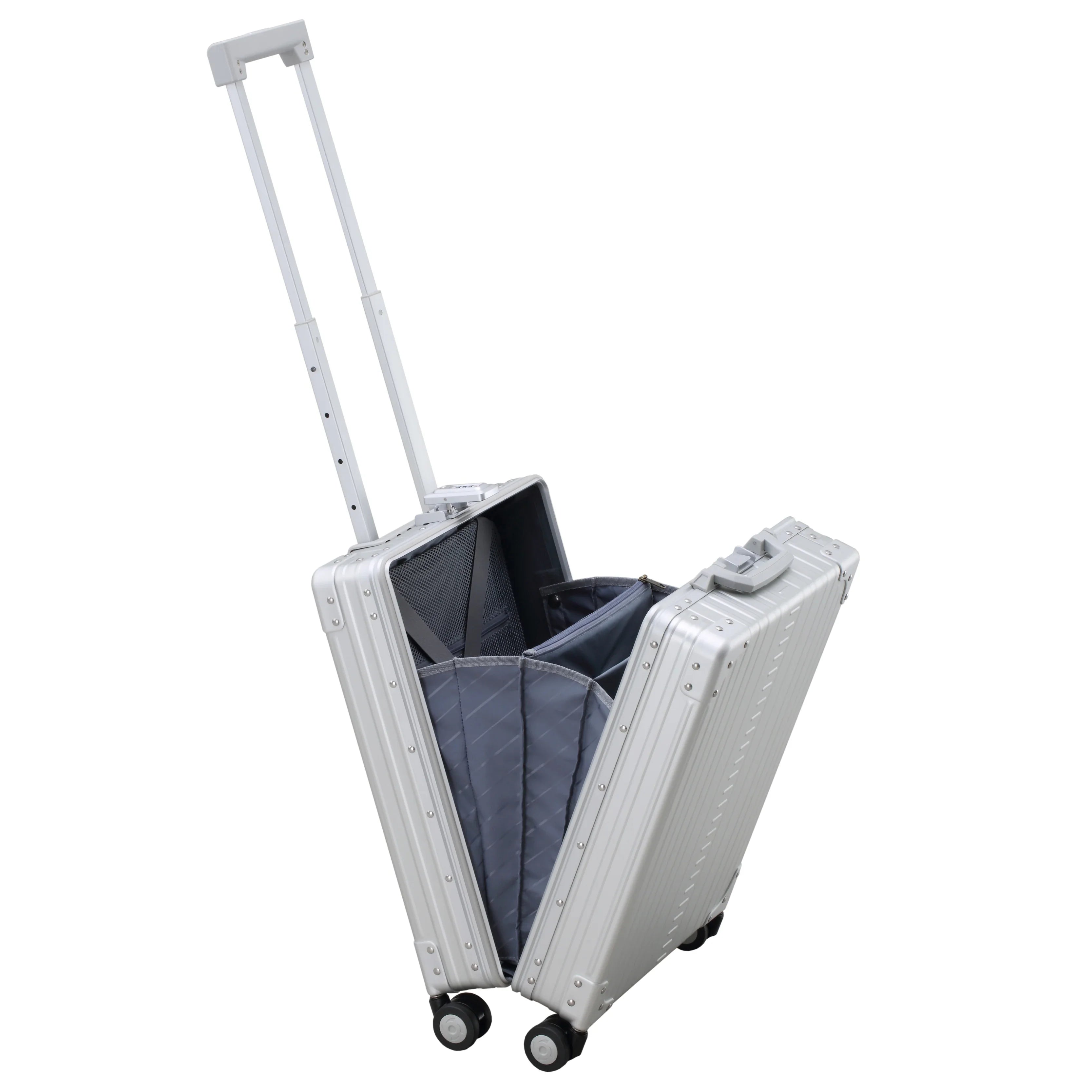 Aleon Vertical Business Carry-On Kabinentrolley 56 cm - Platinum