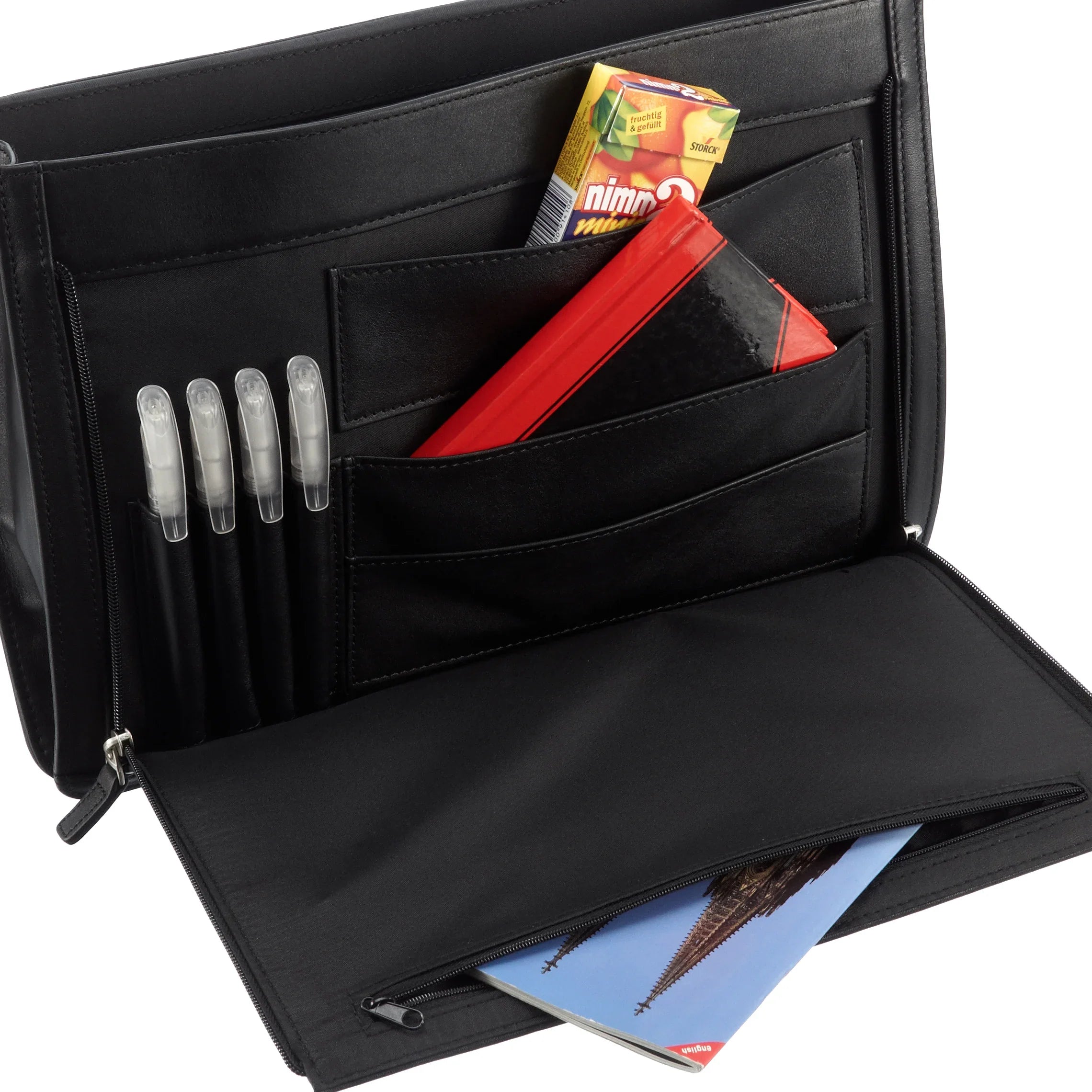 Dermata Business briefcase 34 cm - black