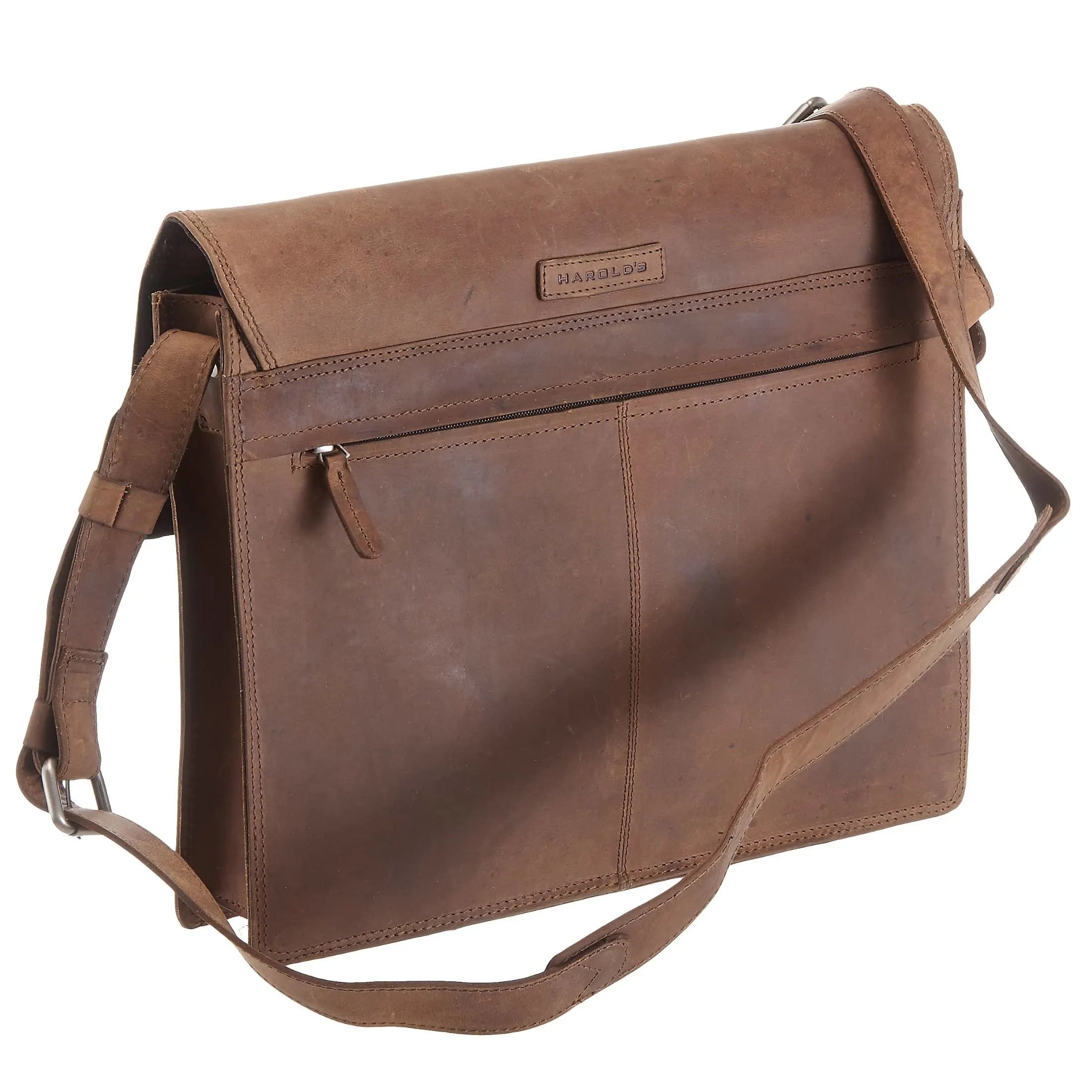 Harolds Antik messenger bag 38 cm - natural