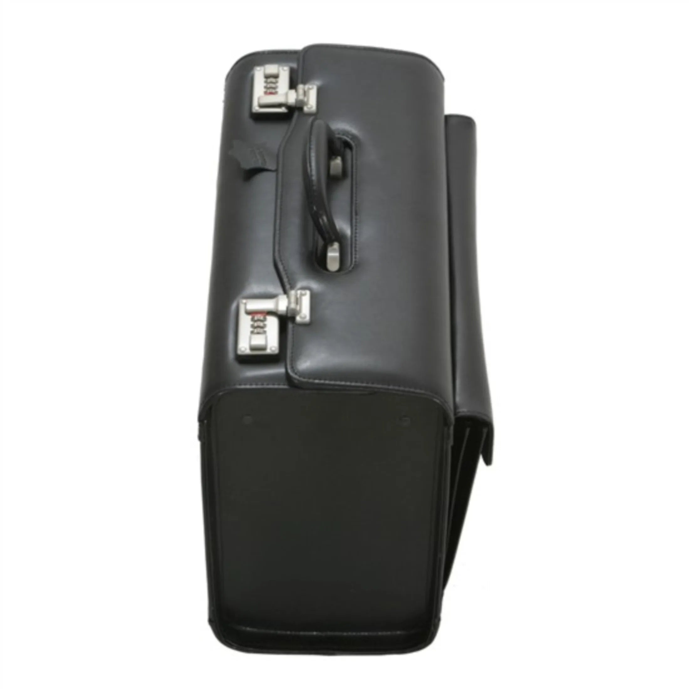 d&n Business Line Pilotenkoffer aus Leder 45 cm - schwarz