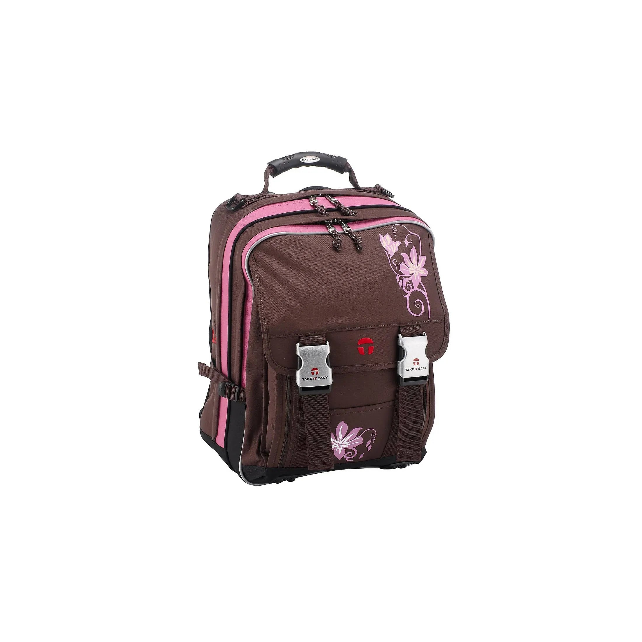 Take it Easy Actionbags school backpack London 40 cm - fantasy pink