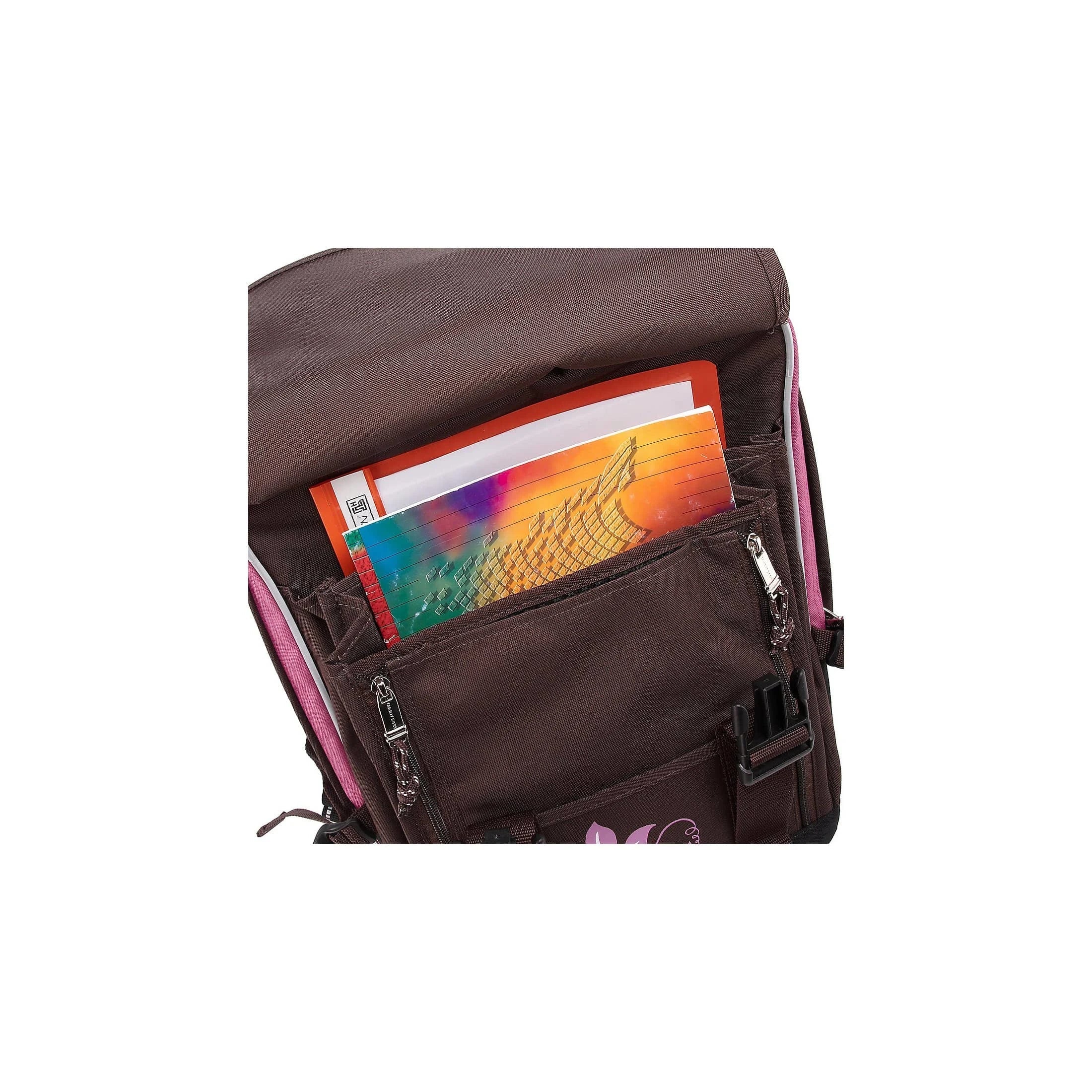 Take it Easy Actionbags school backpack London 40 cm - fantasy pink