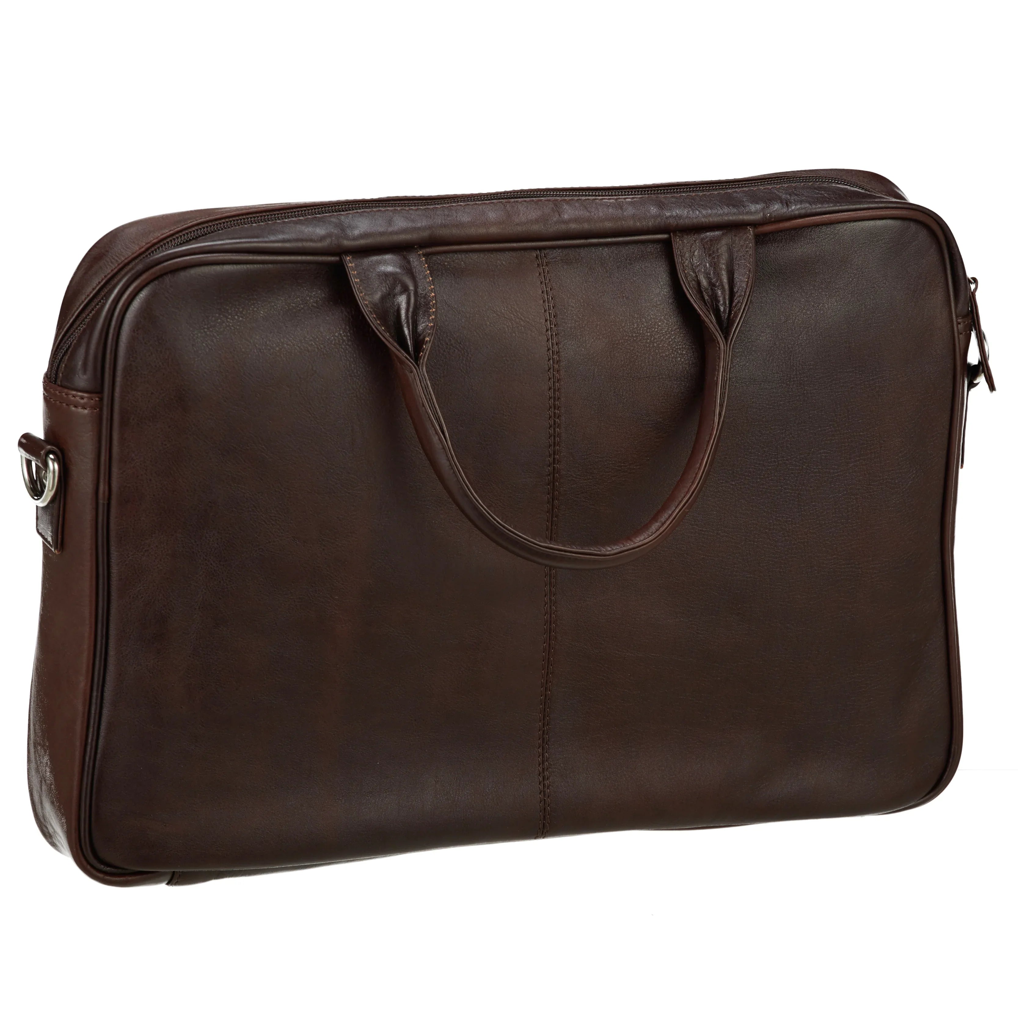 Dermata Business Laptop Briefcase 41 cm - Cognac