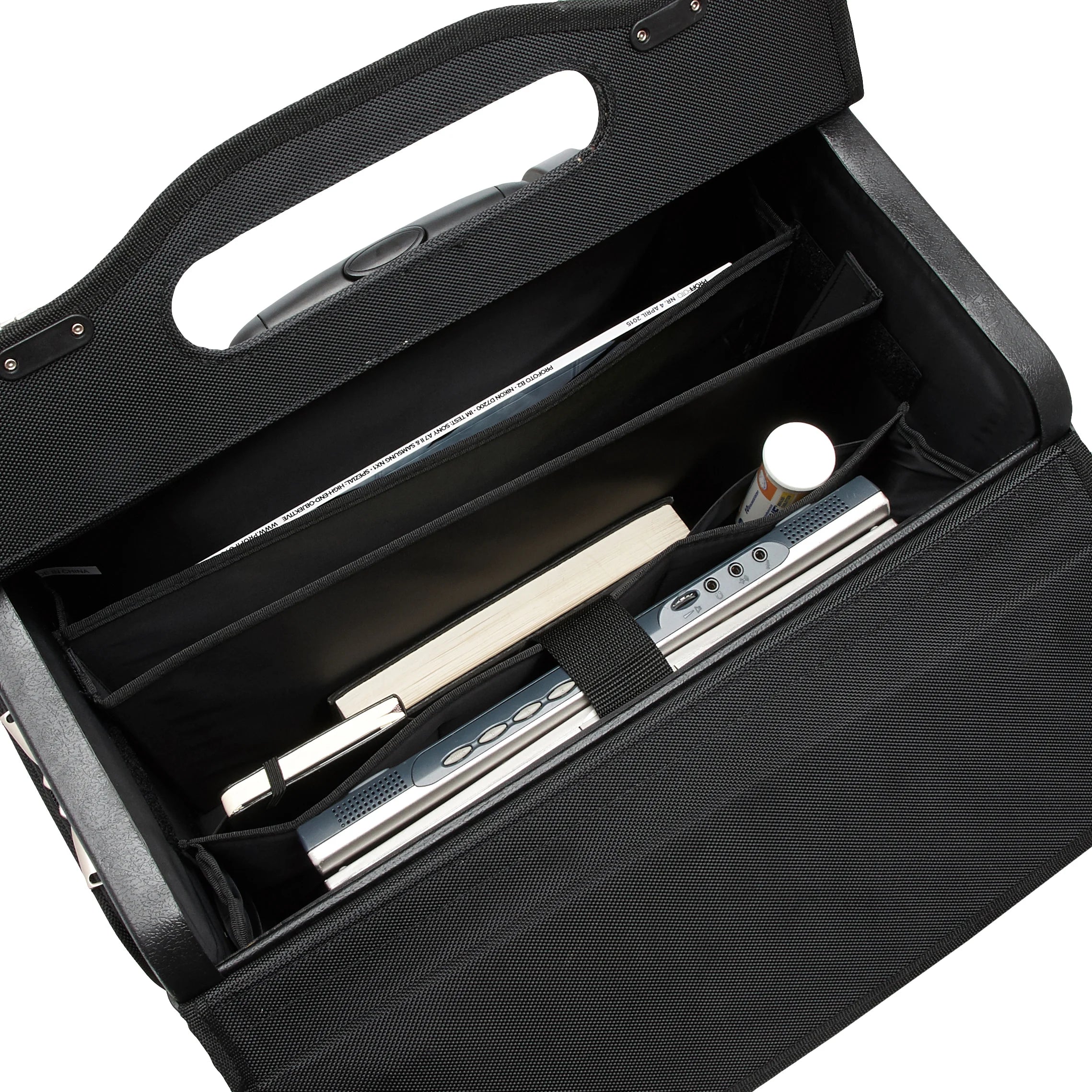 d&amp;n Business &amp; Travel valise pilote à roulettes 46 cm - noir