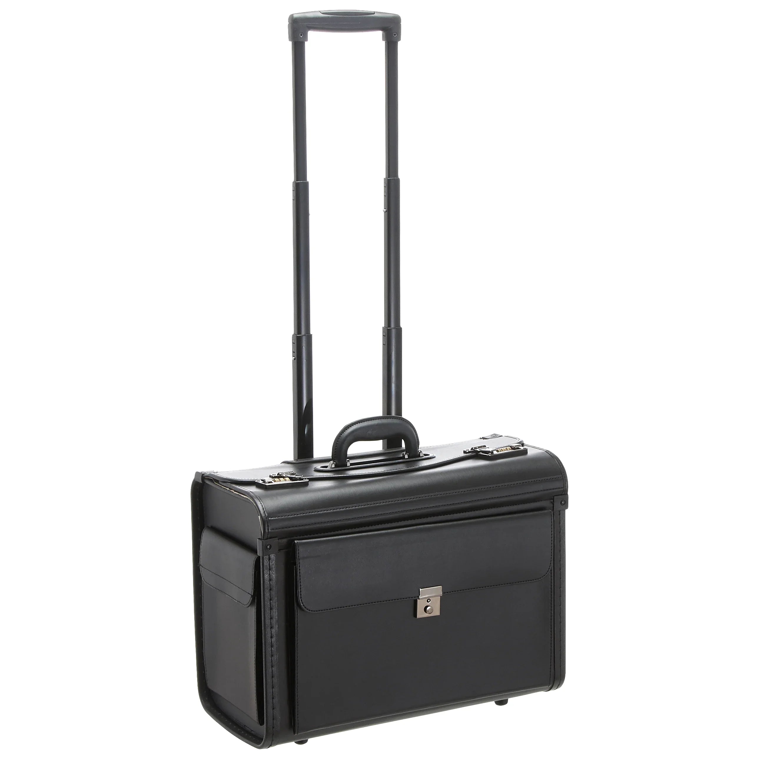 d&n Business Line pilot suitcase on wheels 48 cm - black