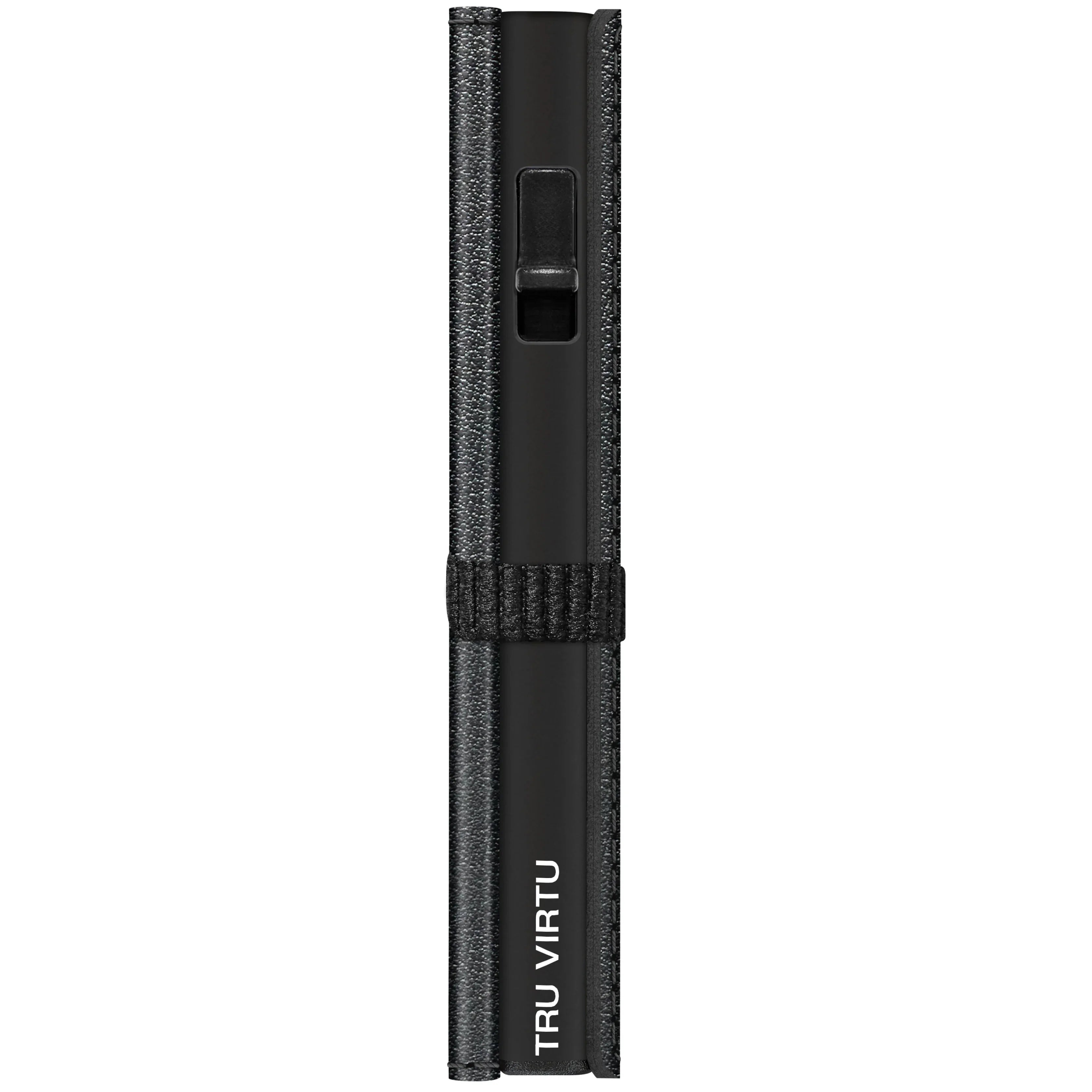 Tru Virtu Strap Cross Edition C&amp;S Nappa Wallet 10 cm - Black