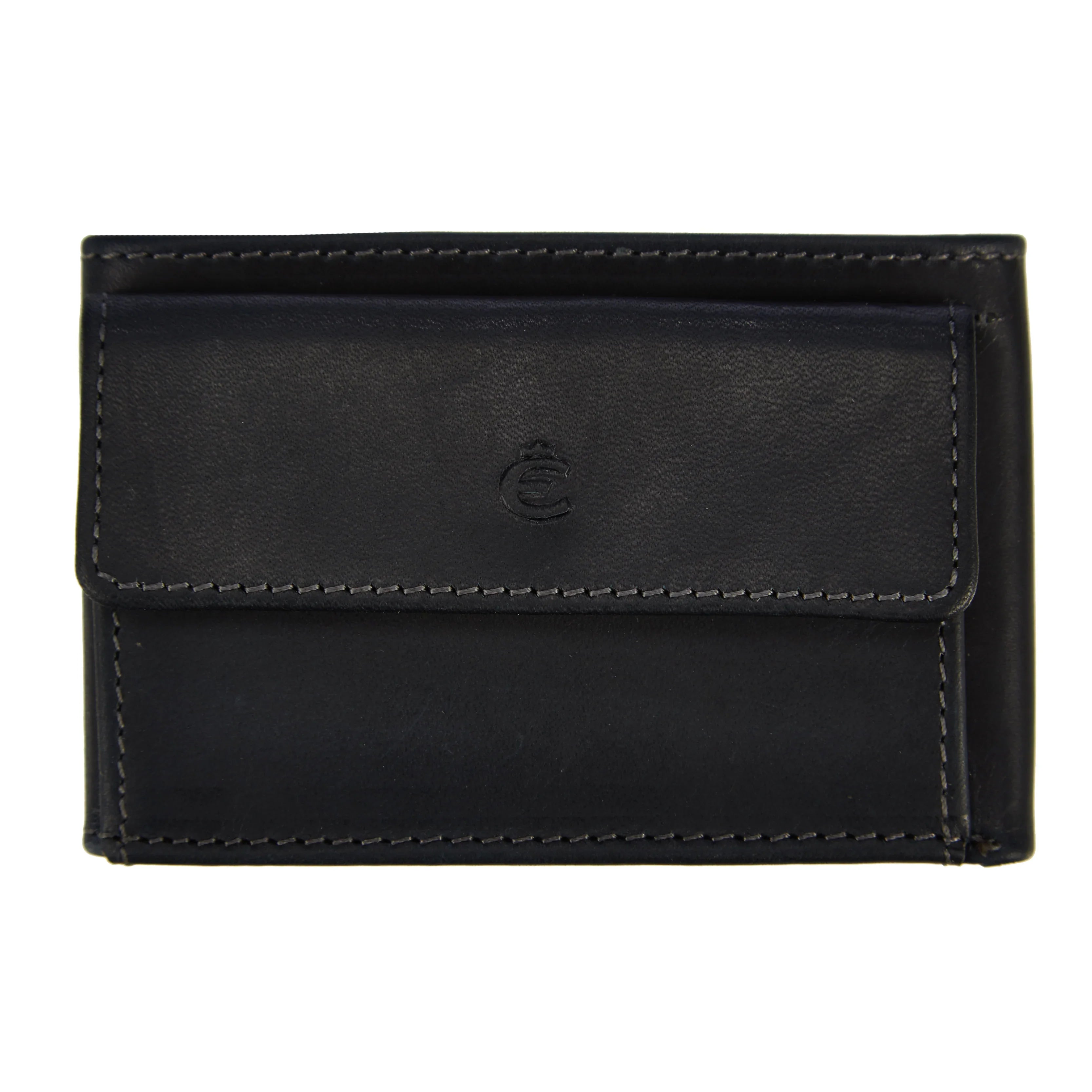 Esquire Dallas pocket wallet 10 cm - blue