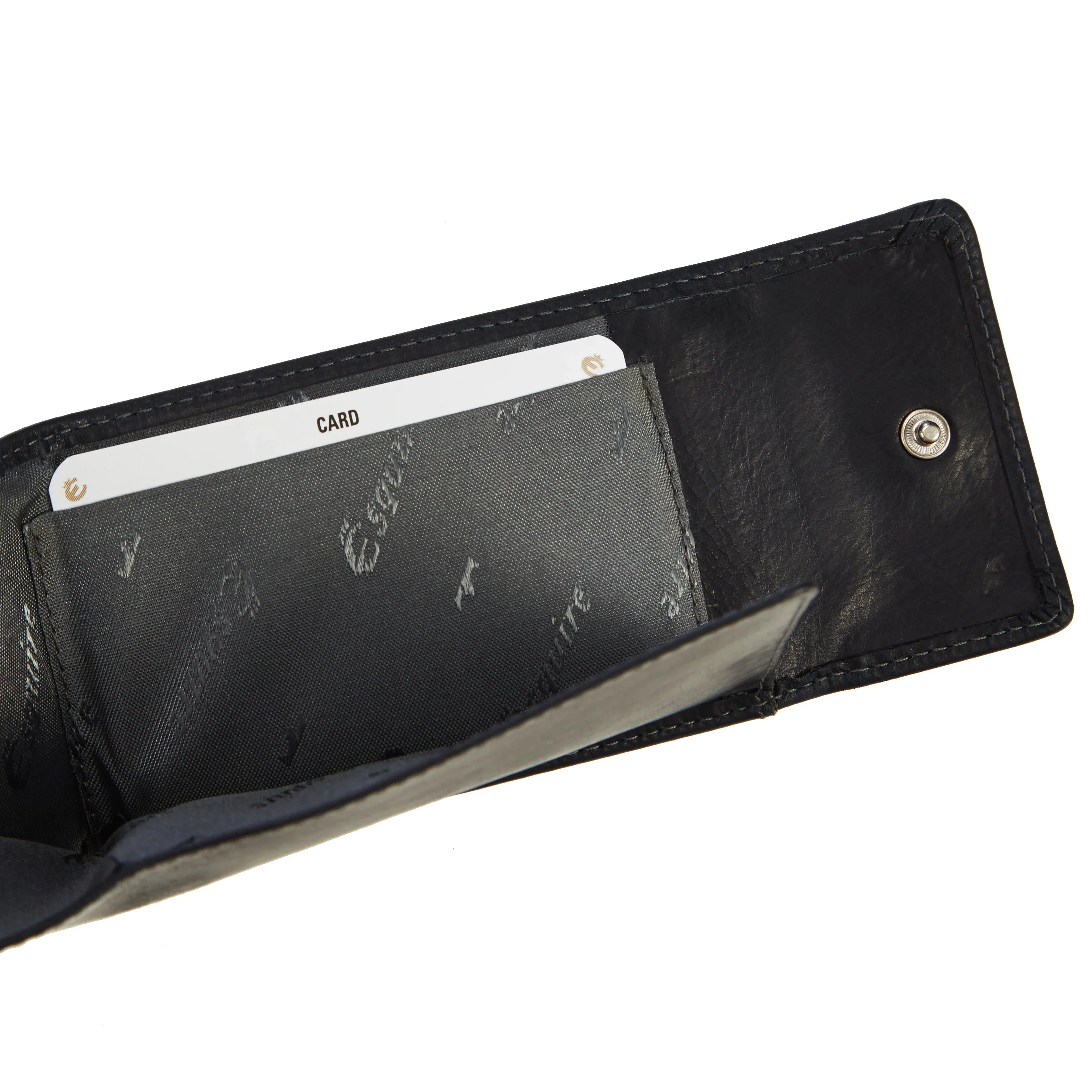 Esquire Dallas pocket wallet 10 cm - black
