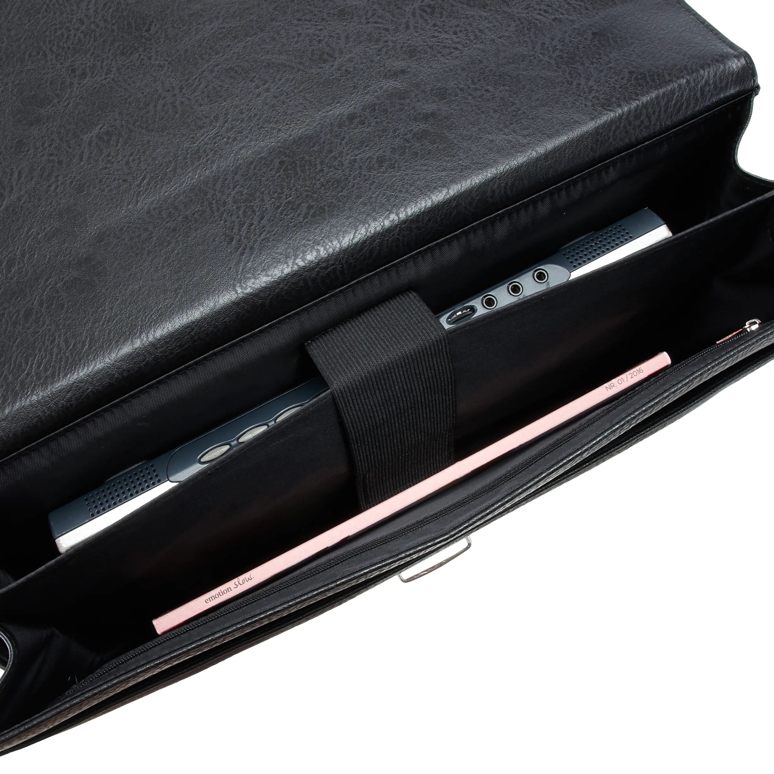 Dermata Business Briefcase 41 cm - black