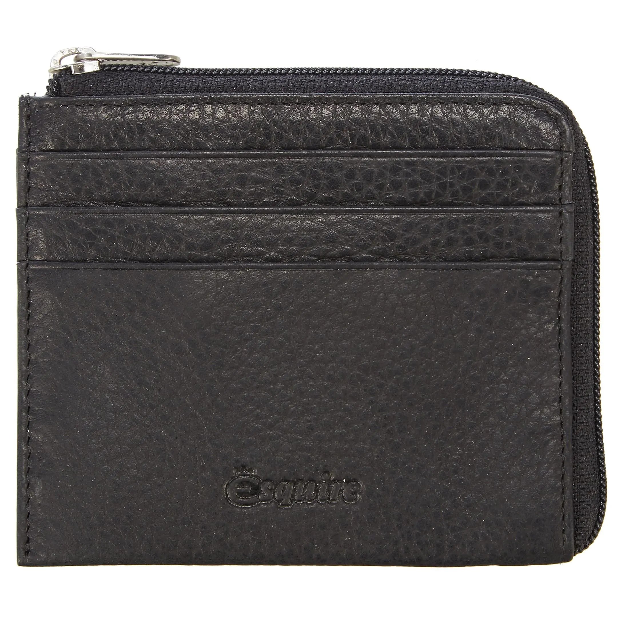 Esquire Oslo Texas credit card holder with RFID protection 11 cm - black