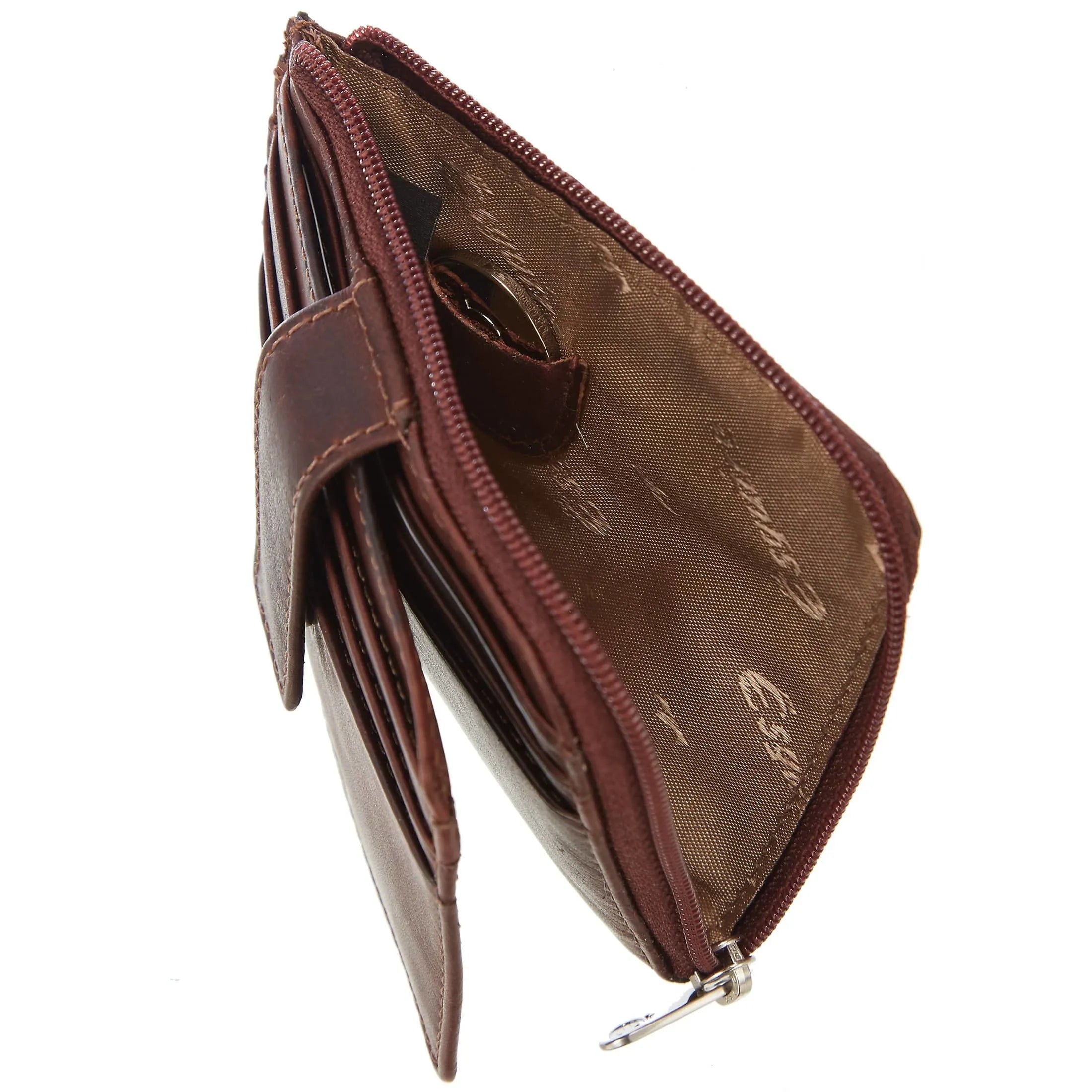 Esquire Oslo Dallas credit card holder RFID 11 cm - brown