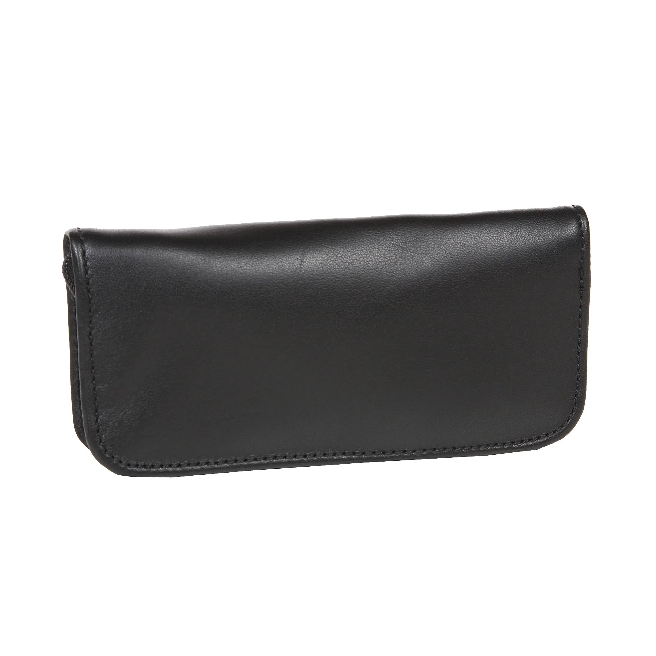 Windrose Nappa Manicure zipper case made of leather - black