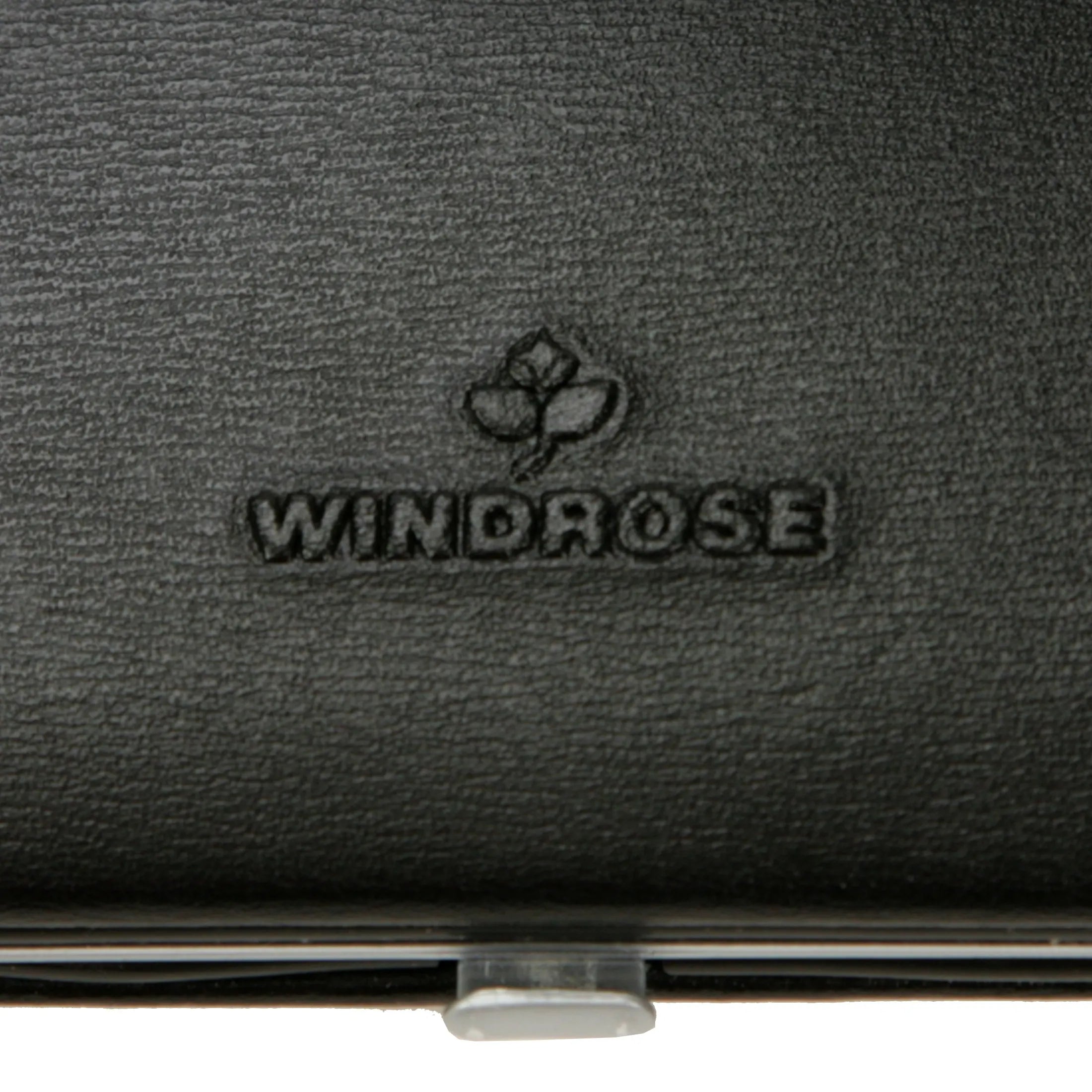 Windrose Ambiance Cintre manucure en cuir - noir