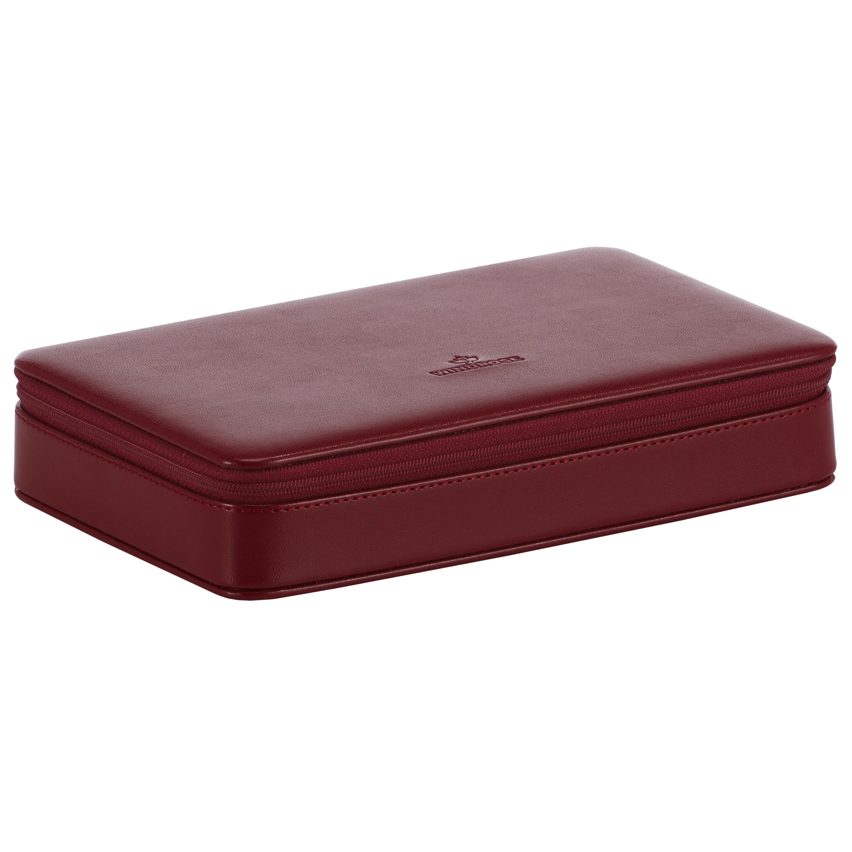 Windrose Merino charm box 23 cm - red
