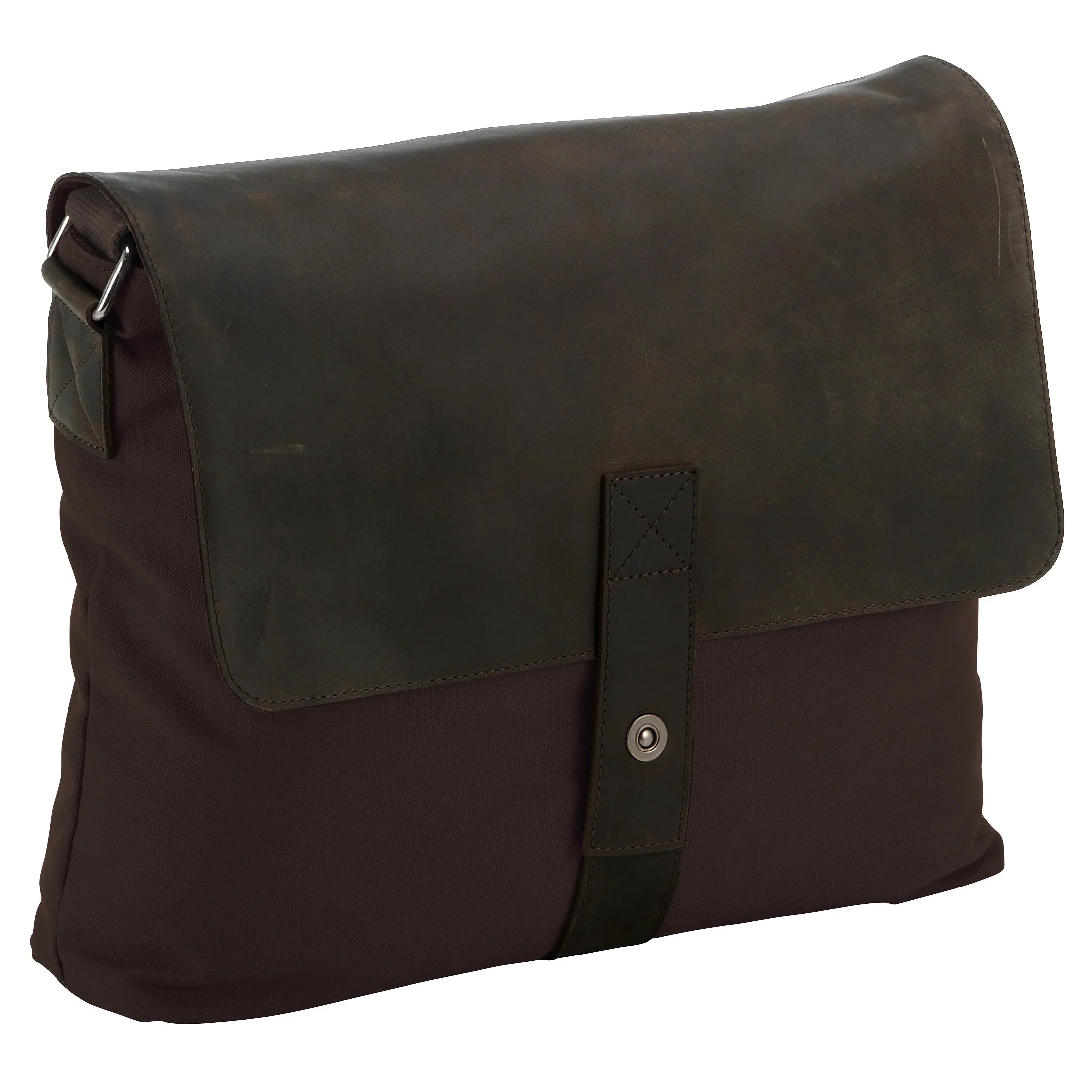 Harolds Waxcan messenger bag 37 cm - brown