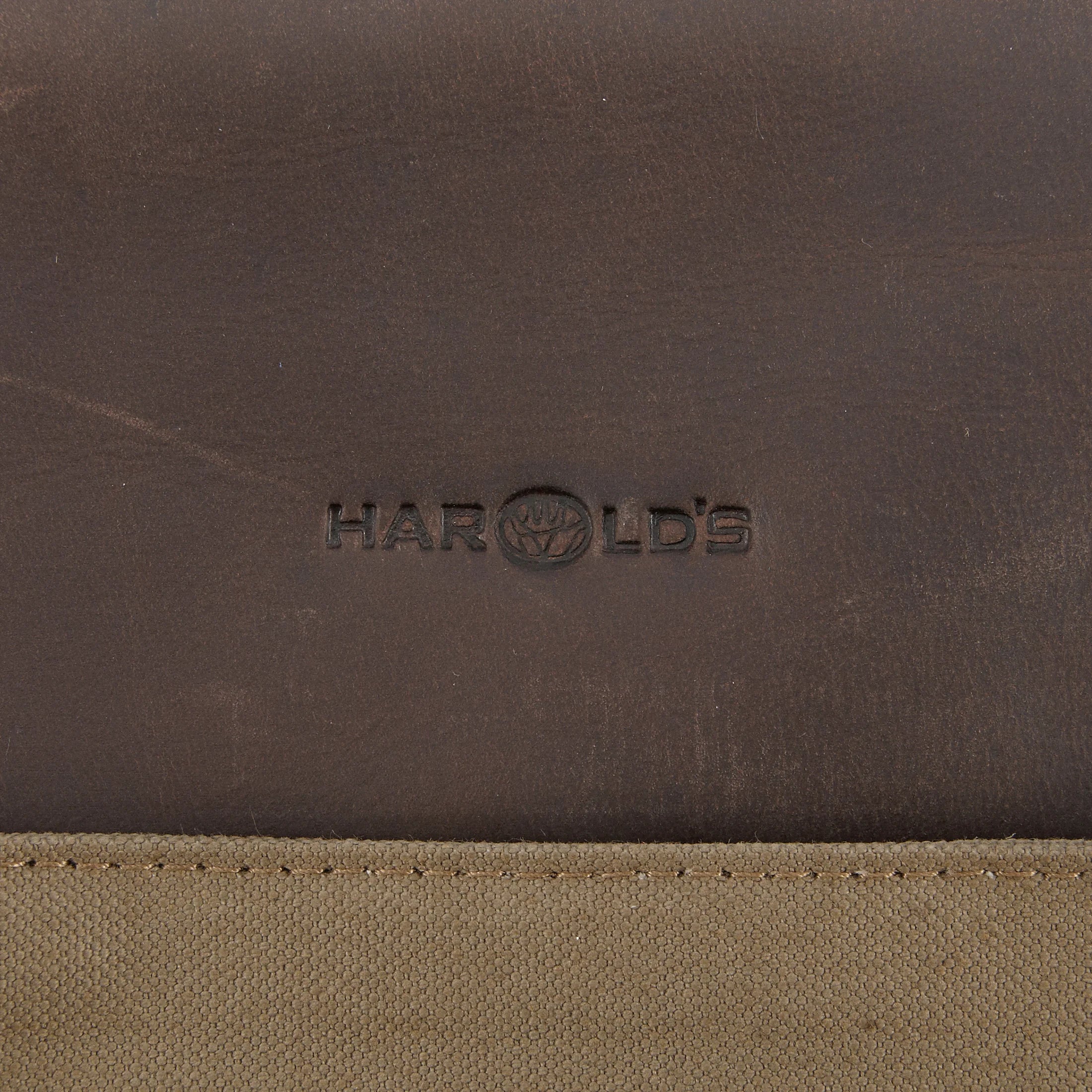 Harolds Waxcan sac messager 37 cm - marron