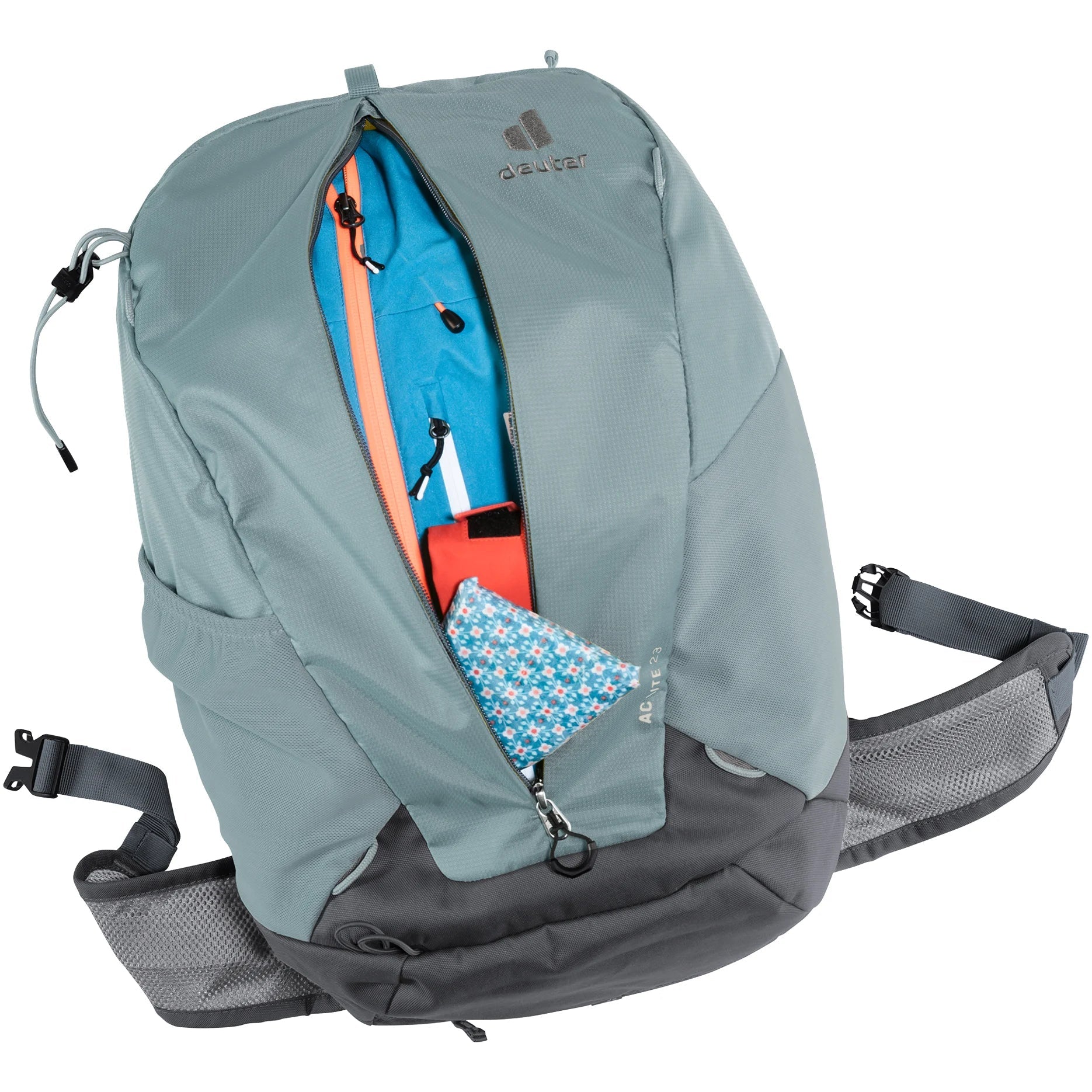 Deuter Travel AC Lite 23 hiking backpack 52 cm - greencurry-teal