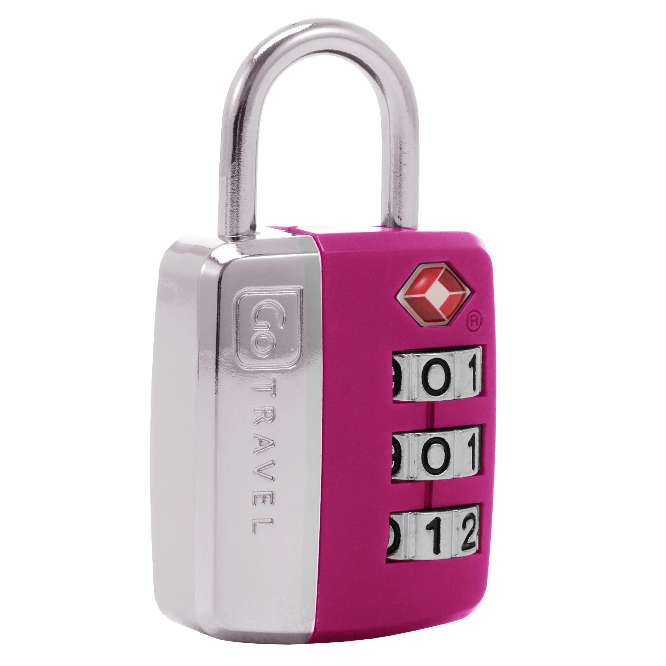 Design Go travel accessories Big Wheel TSA padlock - pink
