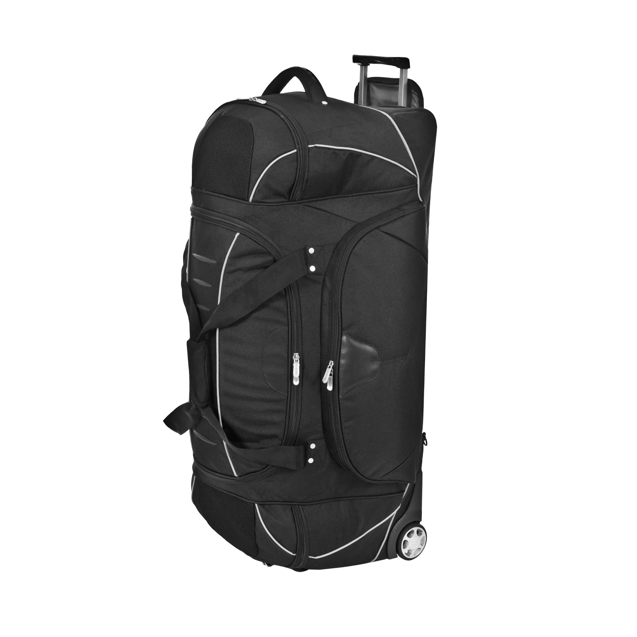 Dermata Reise Rollenreisetasche mit Rucksackfunktion 96 cm - schwarz