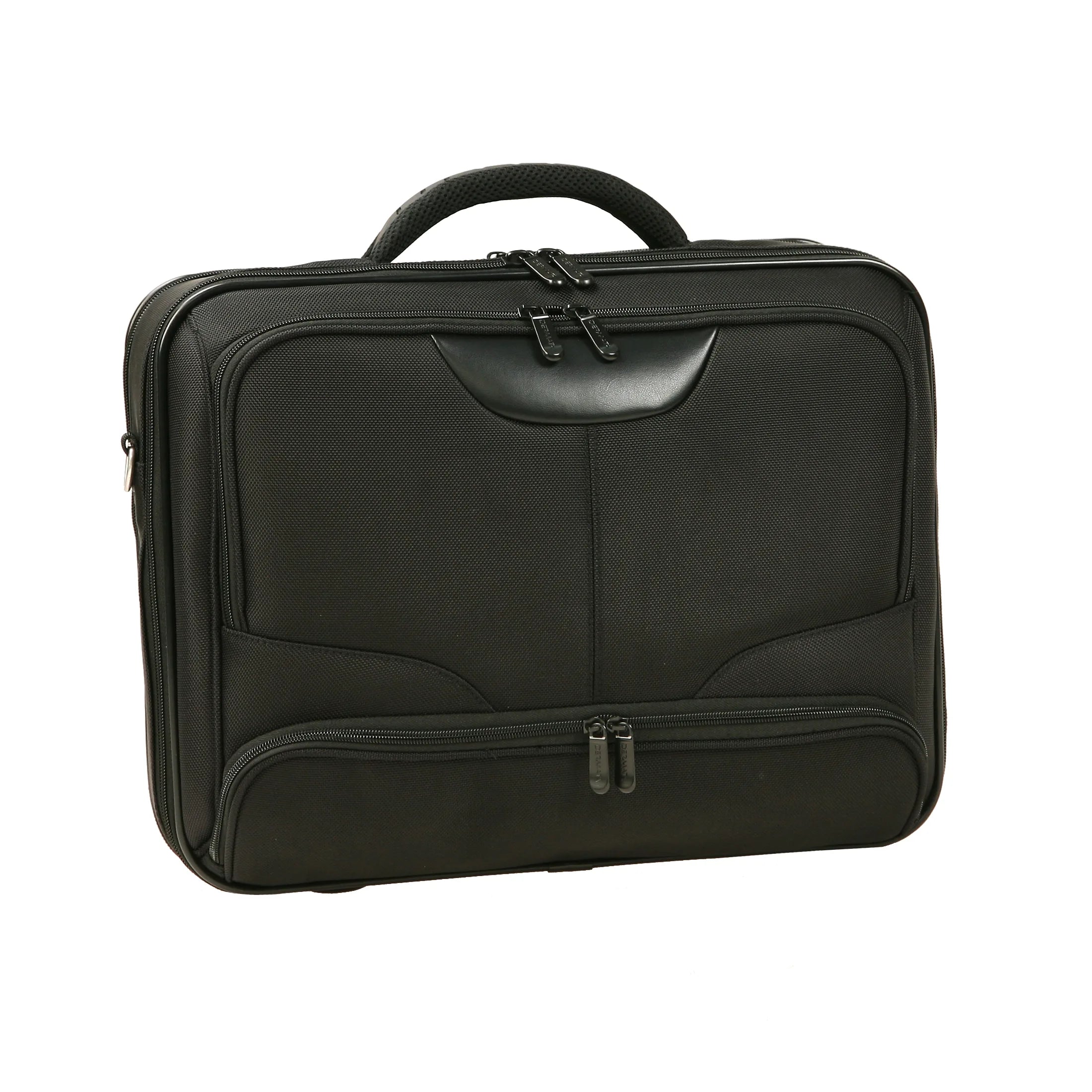Dermata business briefcase with laptop compartment 44 cm - black