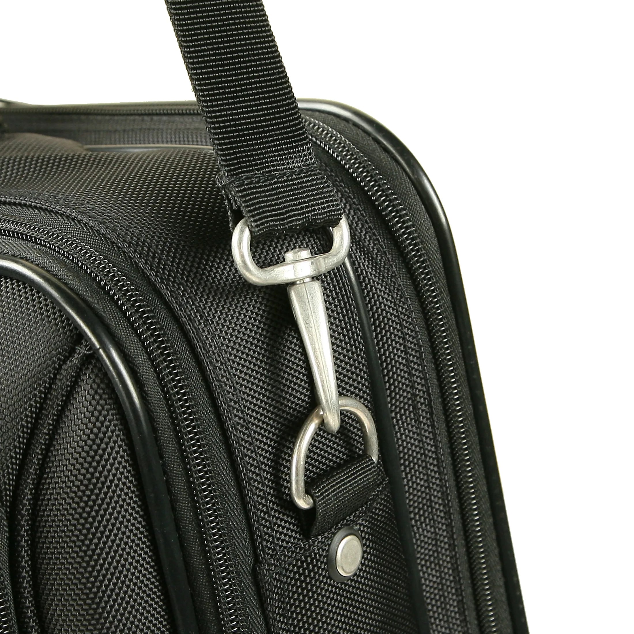 Dermata business briefcase with laptop compartment 44 cm - black