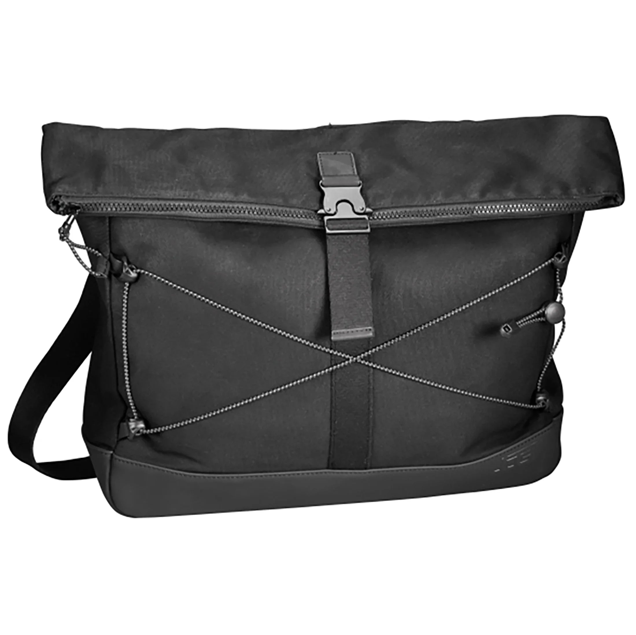 Jost Ystad Kurier shoulder bag with laptop compartment 46 cm - black