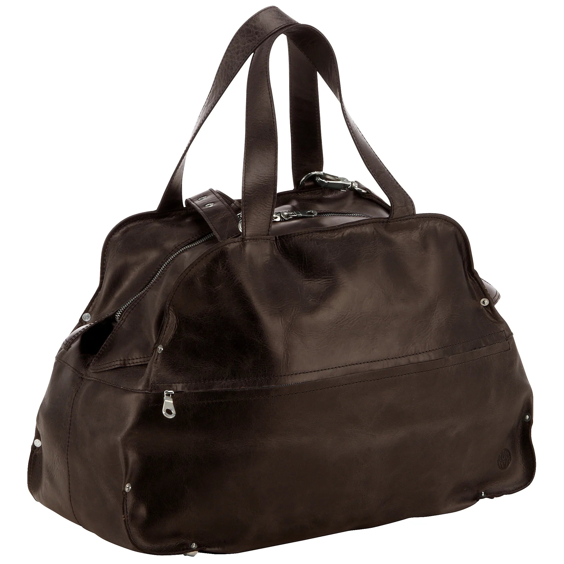 Harolds Landscape leather travel bag 51 cm - brown