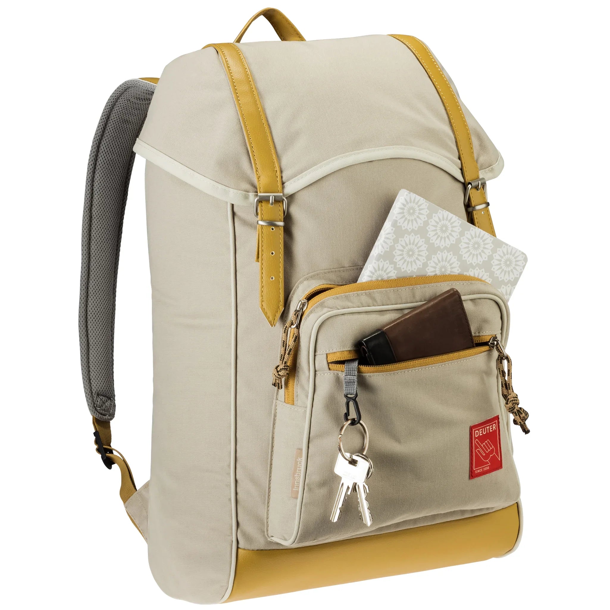 Deuter Daypack Innsbruck Lifestyle Rucksack 46 cm - sand-caramel
