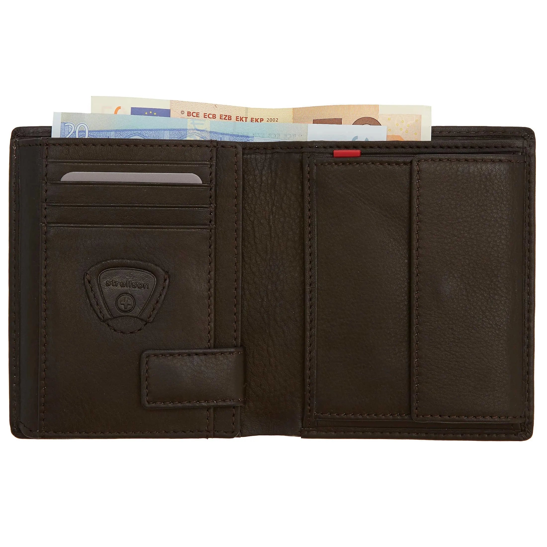 Strellson Oxford Circus Billfold V8 Hochformatbörse 13 cm - black