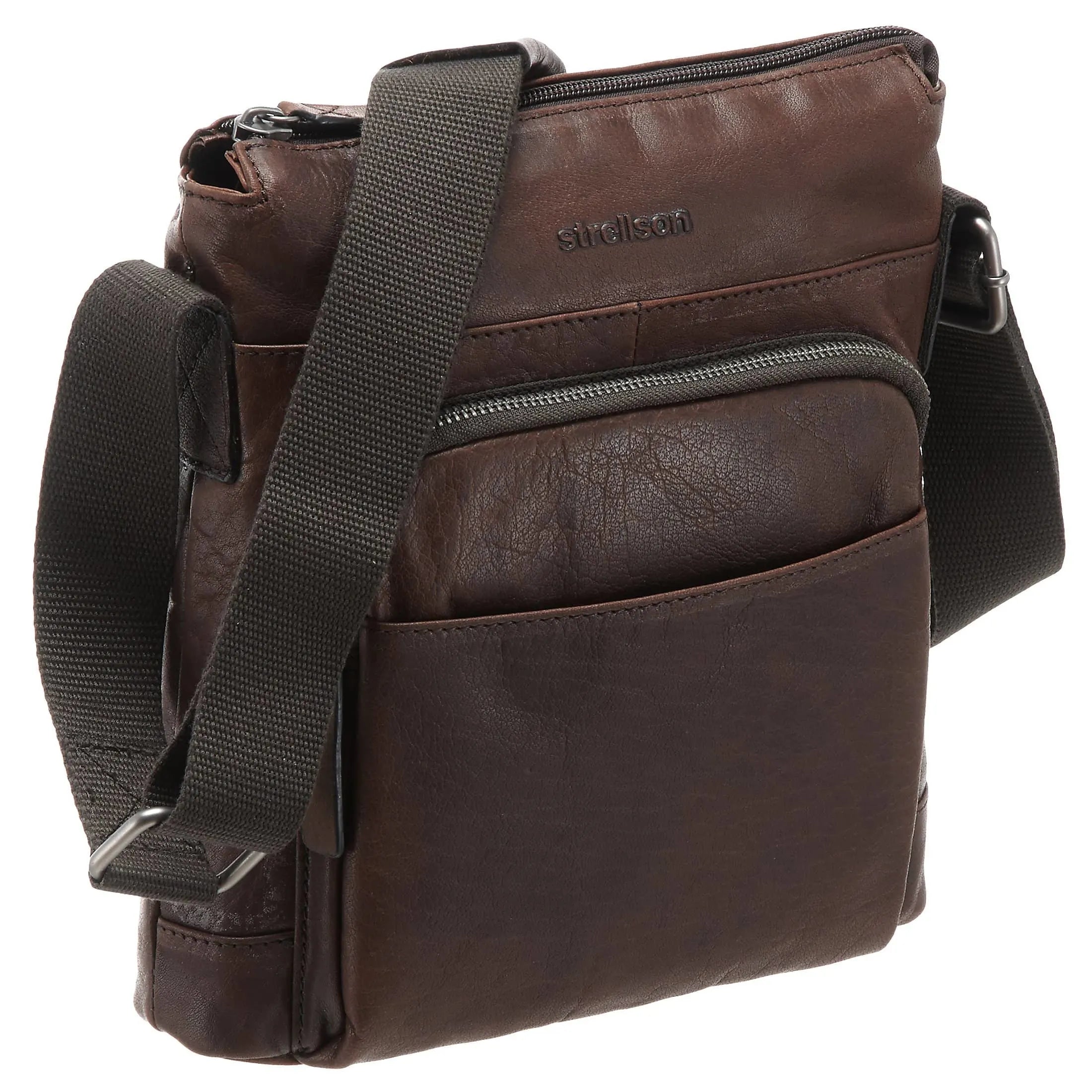 Strellson Coleman 2.0 shoulder bag SVZ 25 cm - dark brown