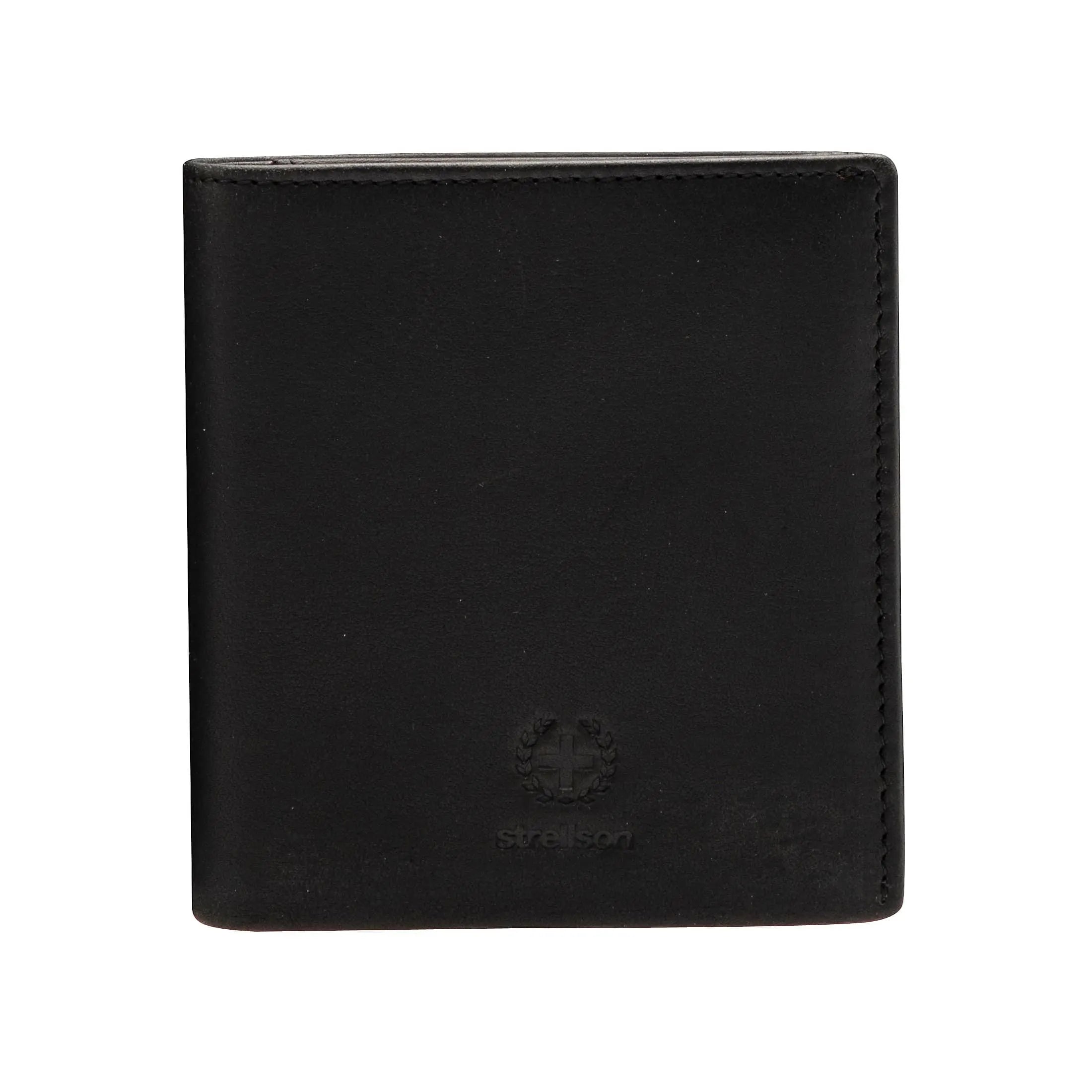 Strellson Blackwall wallet V7 10 cm - Black