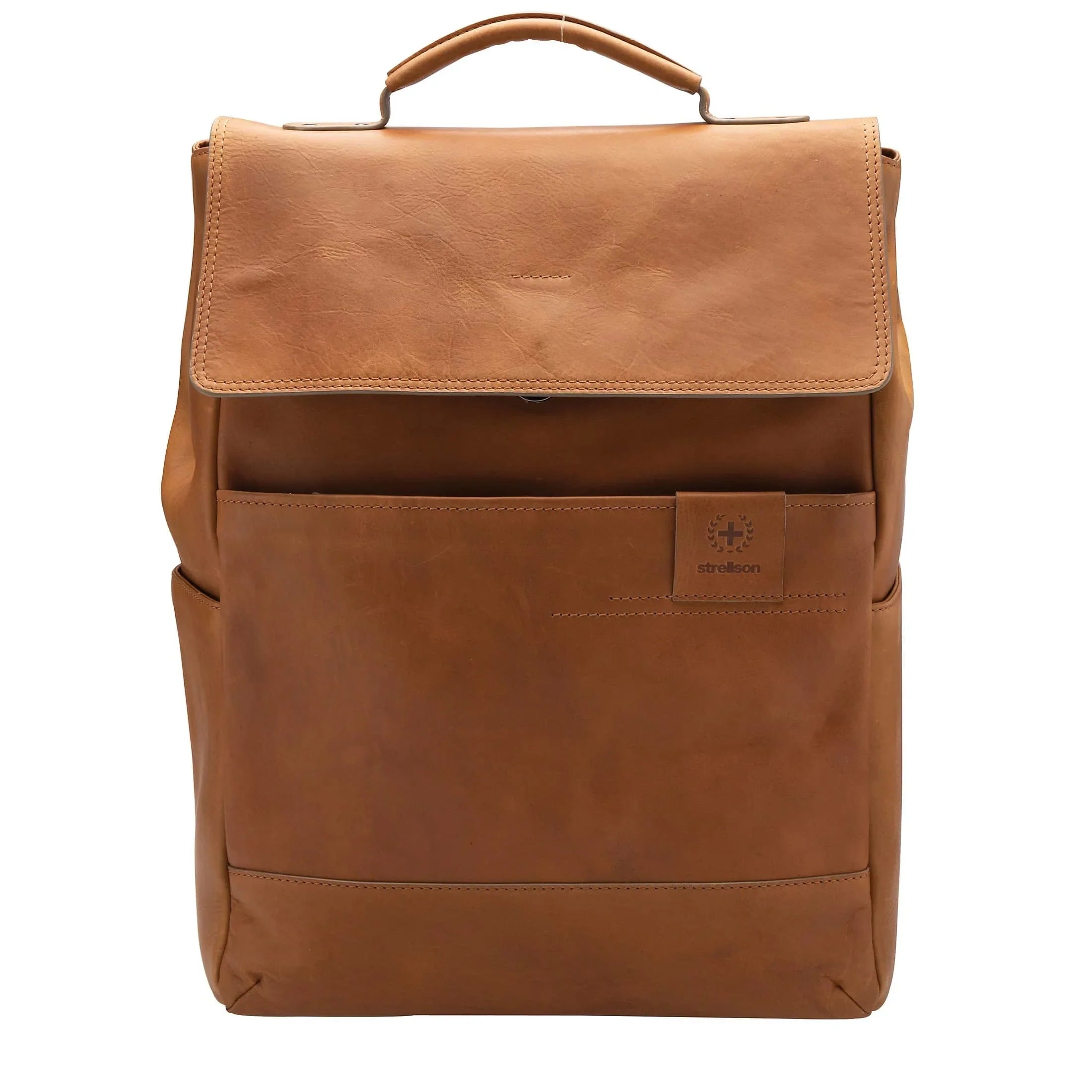 Strellson Hyde Park Backpack MVF backpack with laptop compartment 41 cm - cognac
