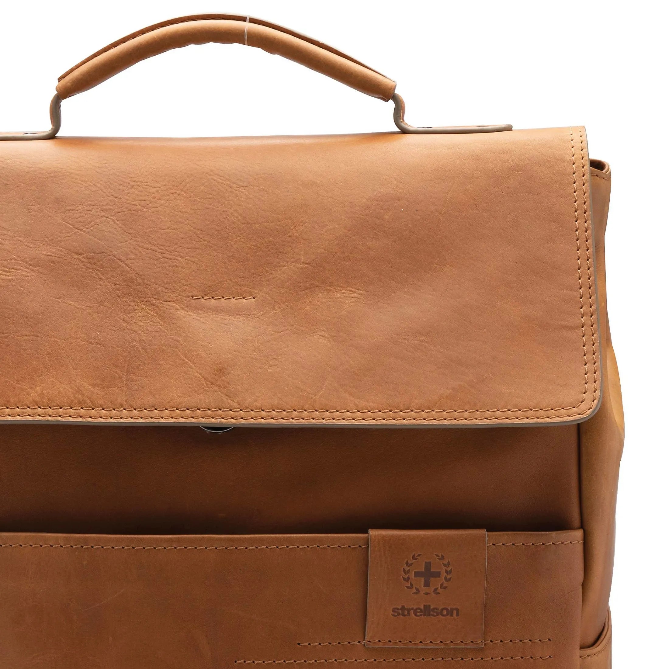 Strellson Hyde Park Backpack MVF Rucksack mit Laptopfach 41 cm - cognac