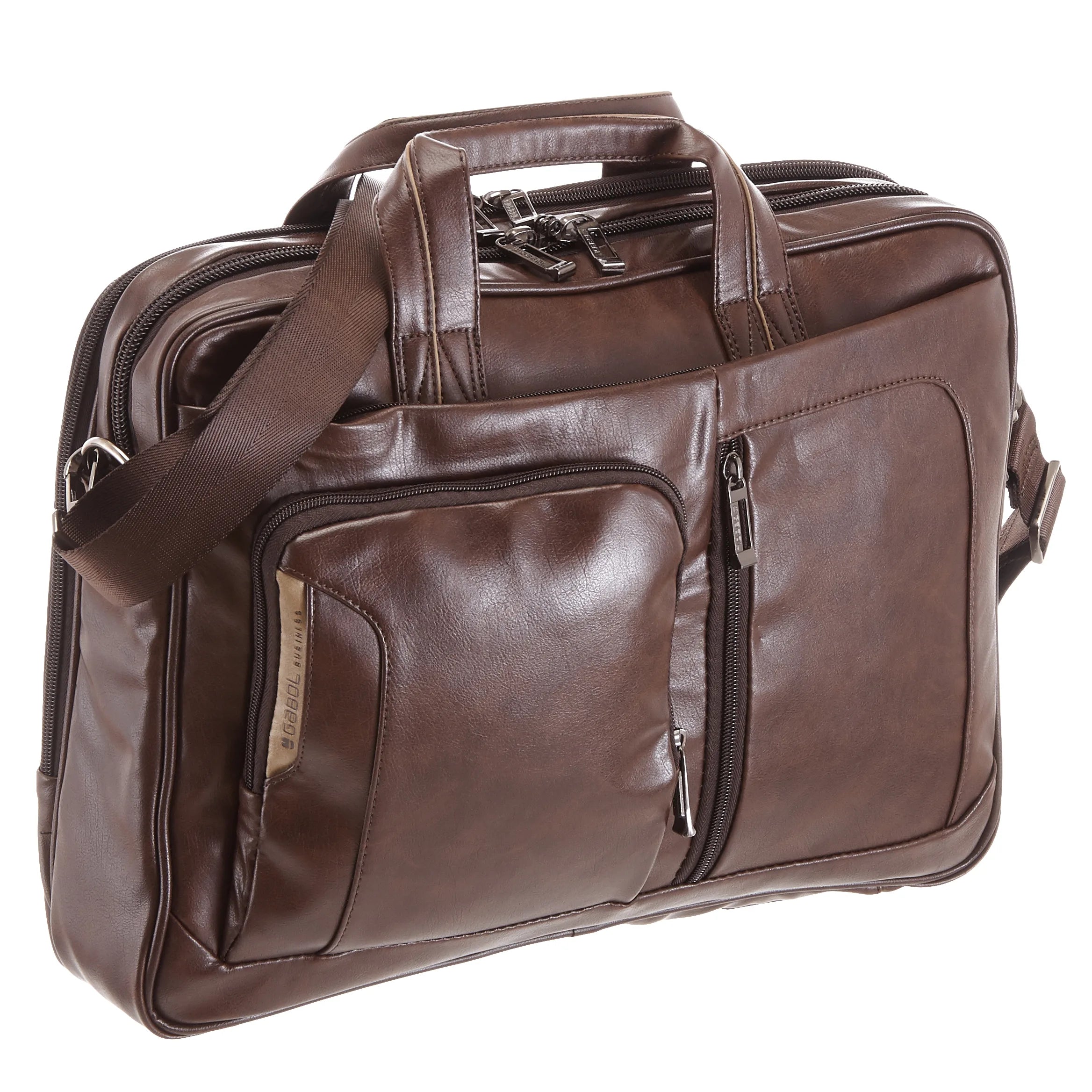 Gabol Shadow briefcase 42 cm - chocolate
