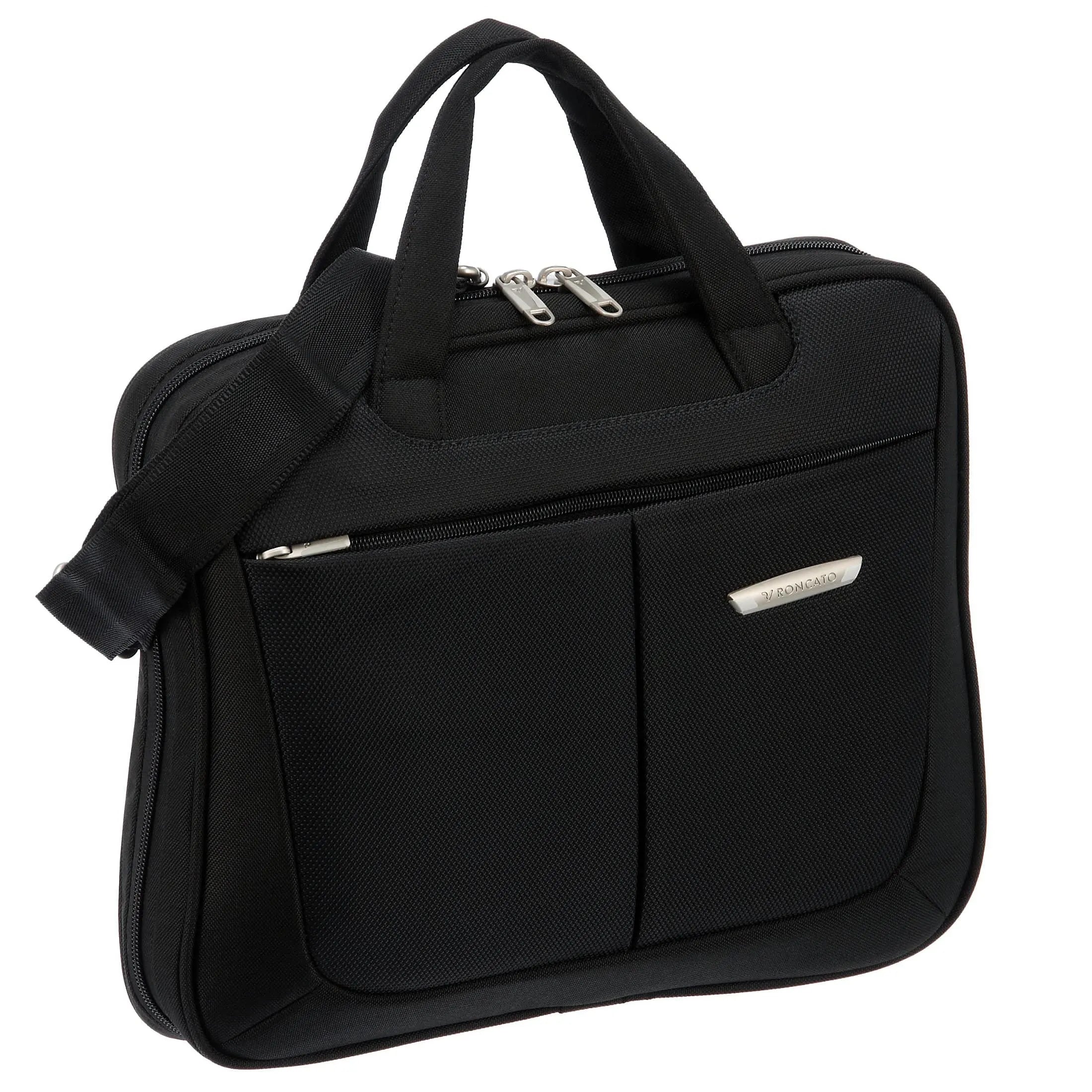 Roncato Smart Business Aktenmappe mit Laptopfach 35 cm - nero