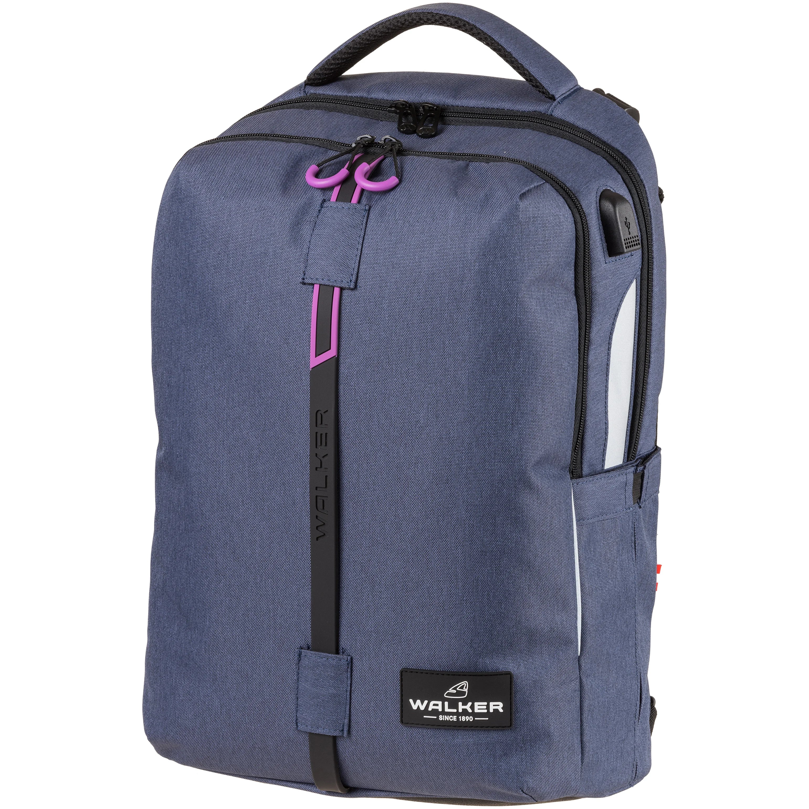 Walker Bags Elite Rucksack 46 cm - Blue Ivy/Pink