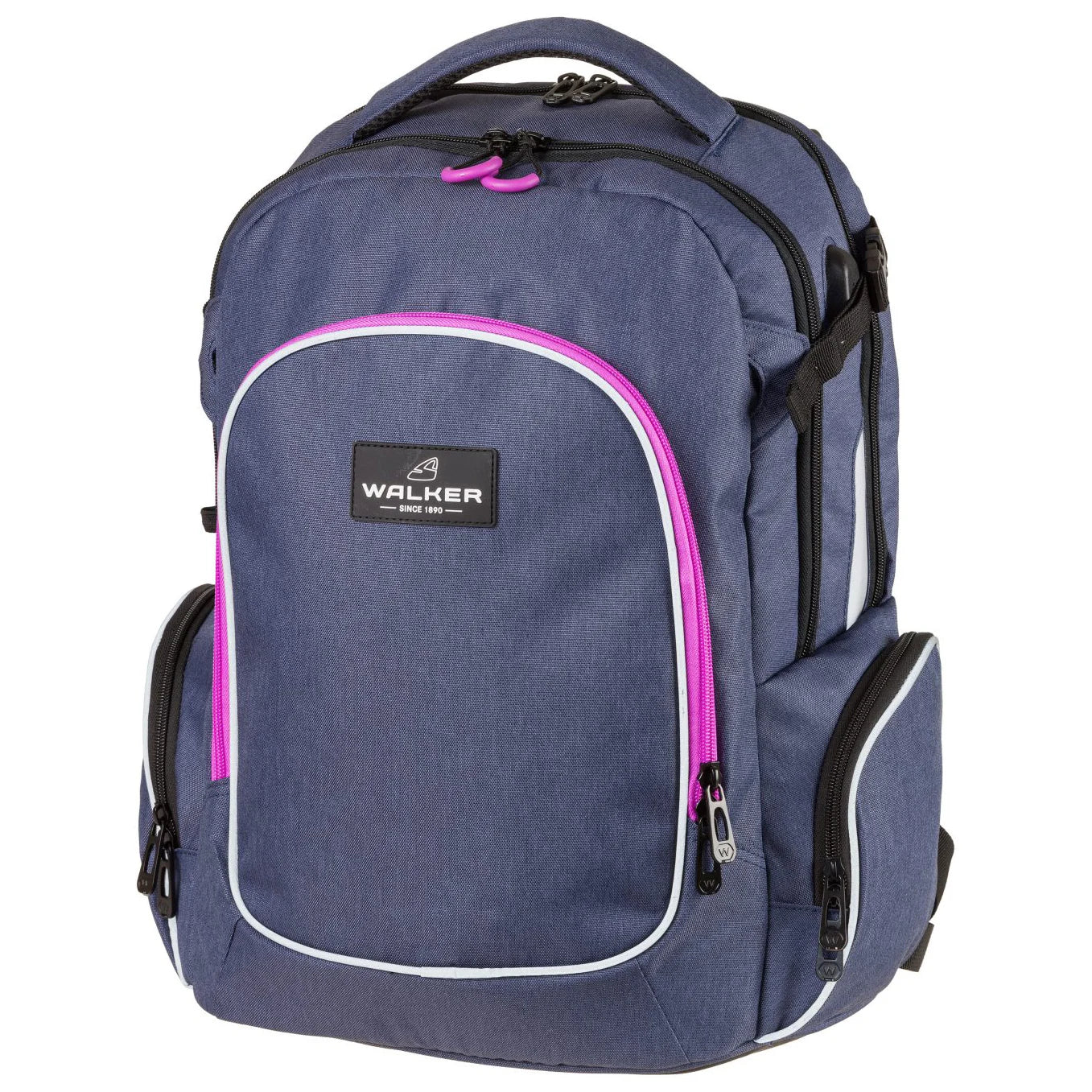 Walker Bags Campus Evo Backpack 46 cm - Blue Ivy Pink