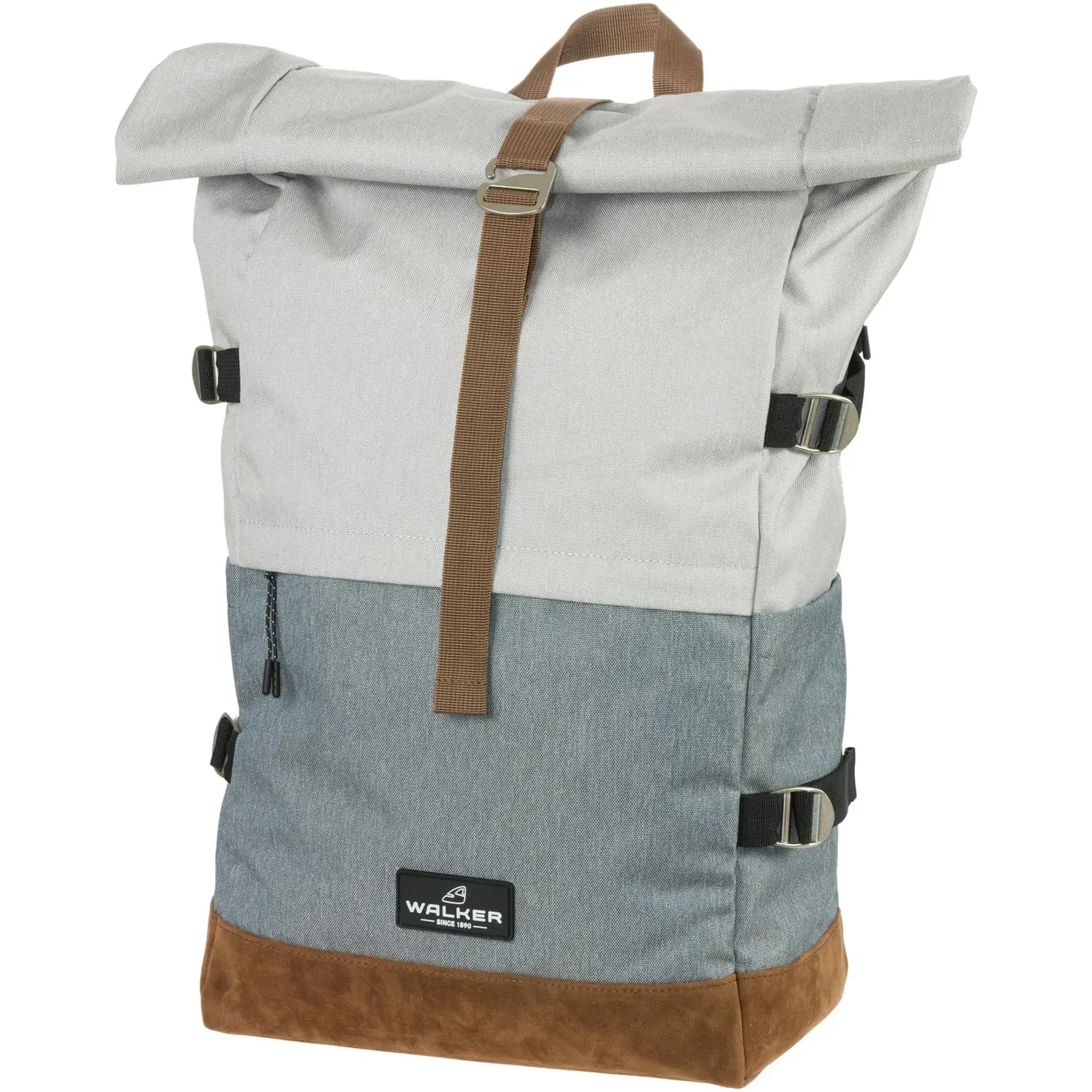 Walker Bags Roll Up Two Backpack 45 cm - Light Grey/Grey