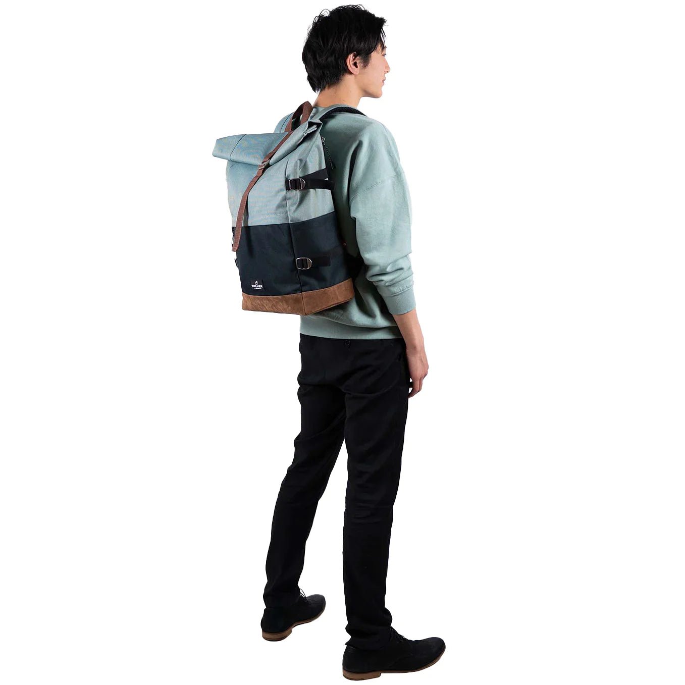 Walker Bags Roll Up Two Backpack 45 cm - Light Grey/Anthracite