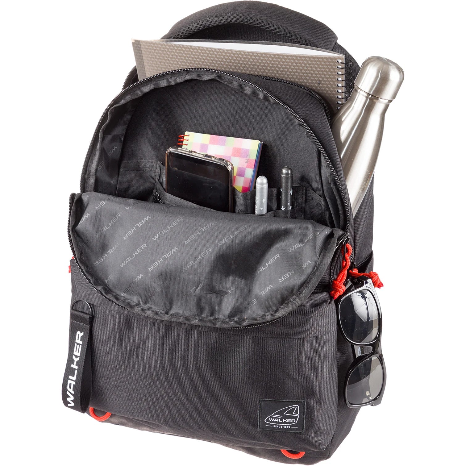 Walker Bags Alpha Sac à dos pour ordinateur portable 45 cm - Black Melange